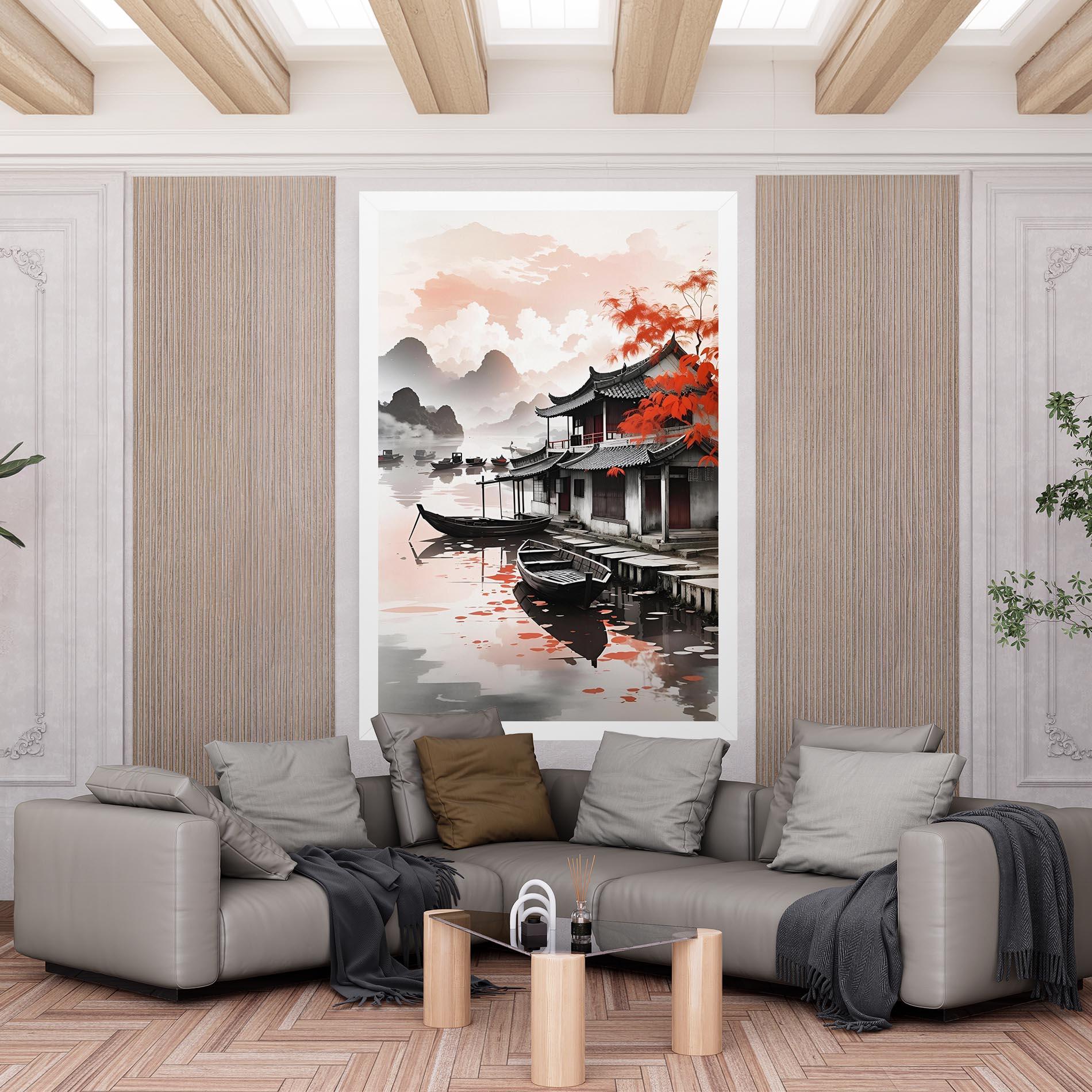 Tablou Canvas Architecture Reflections mockup 6
