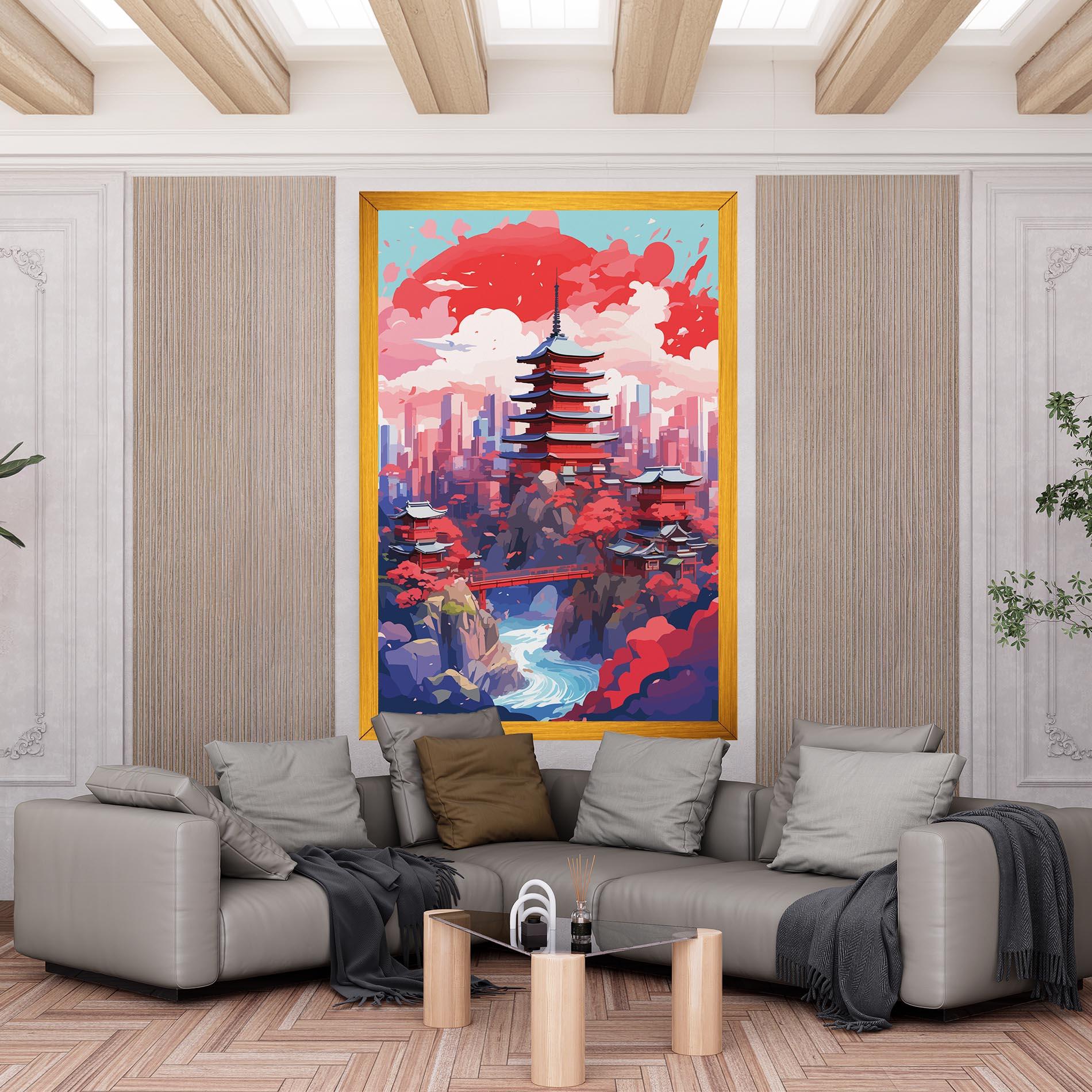 Tablou Canvas City Style Art mockup 6