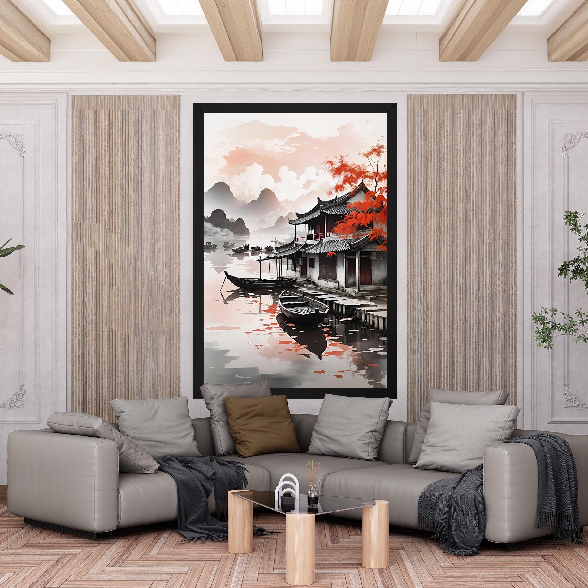 Tablou Canvas Architecture Reflections mockup 6