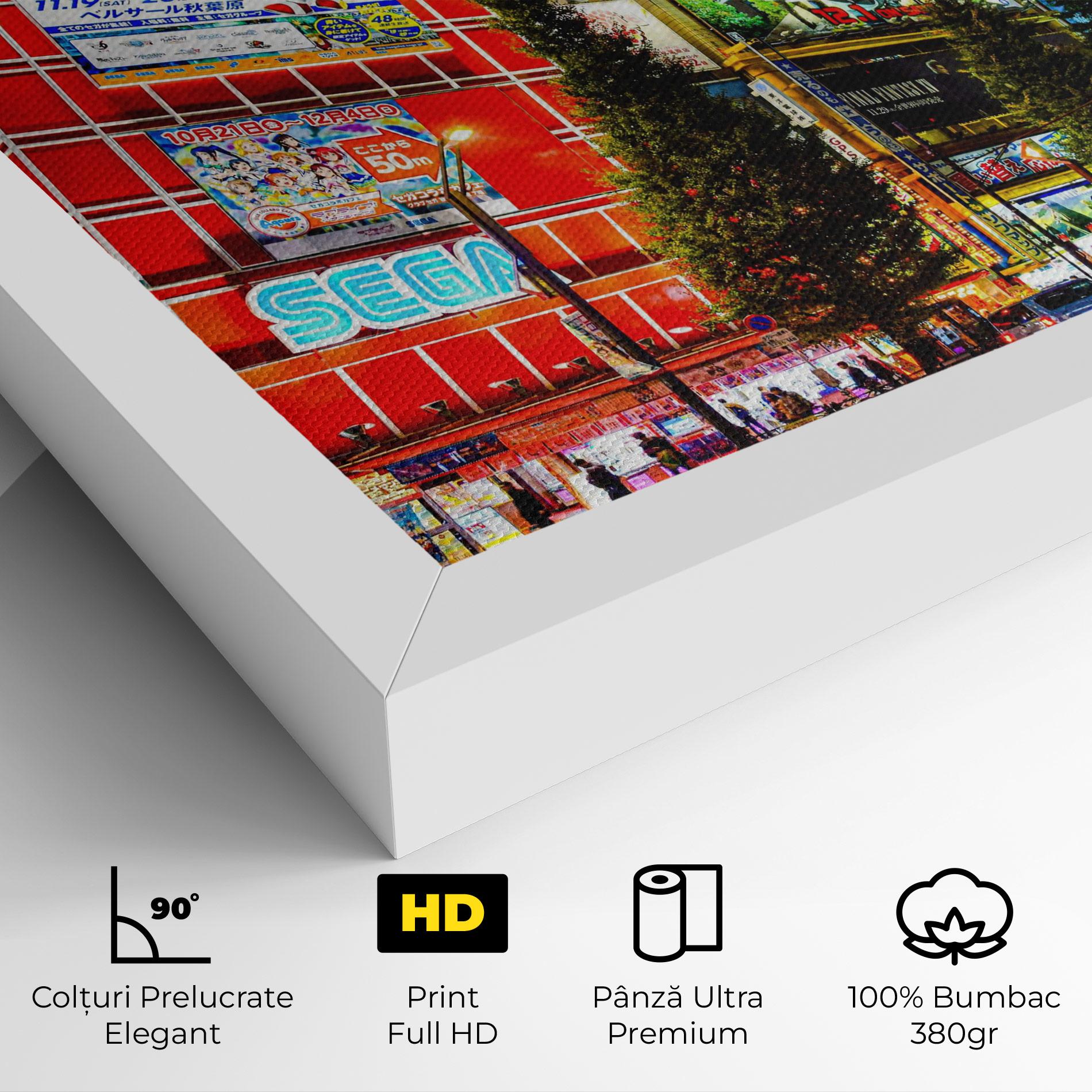 Tablou Canvas Akihabara Night mockup 4