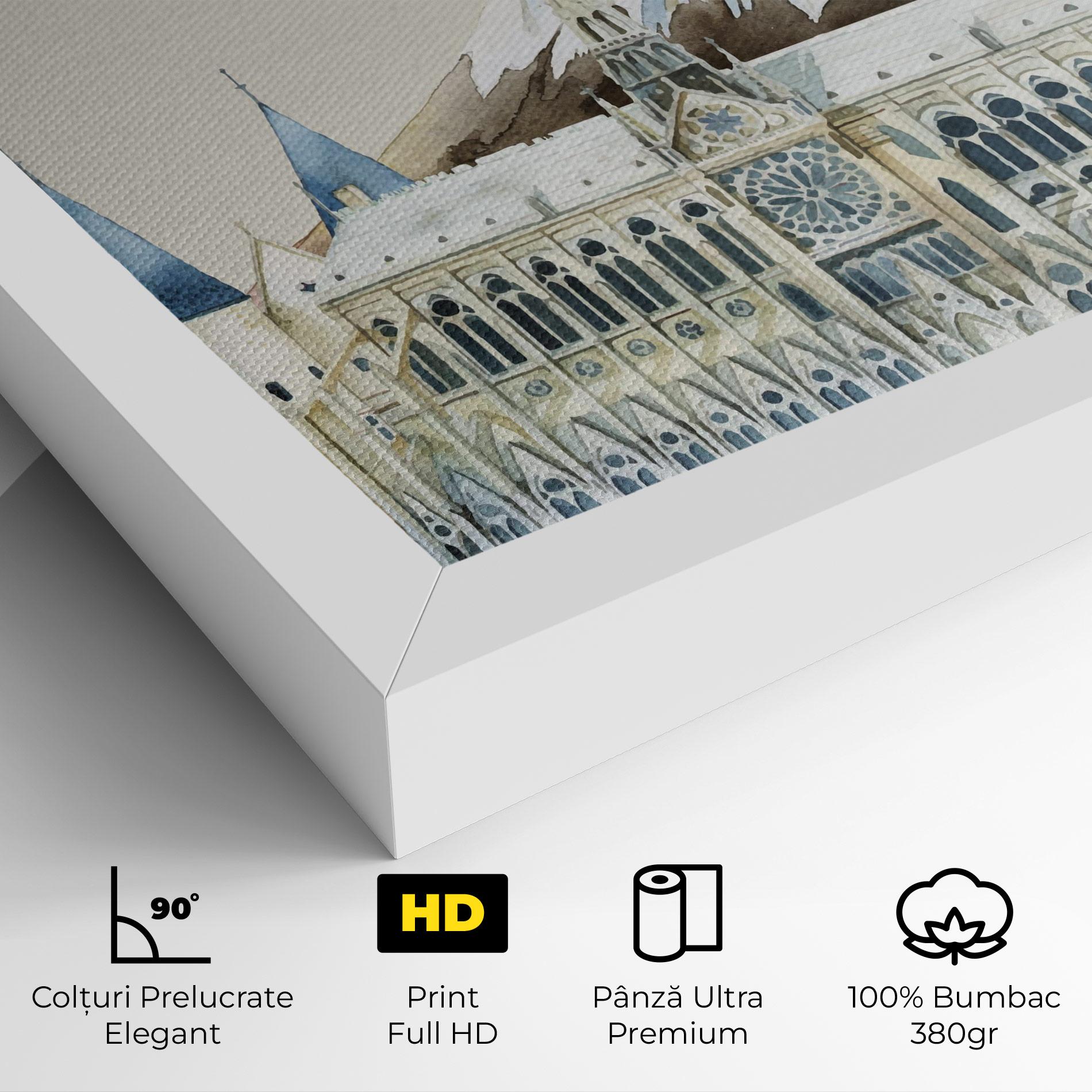 Tablou Canvas City Mix mockup 4