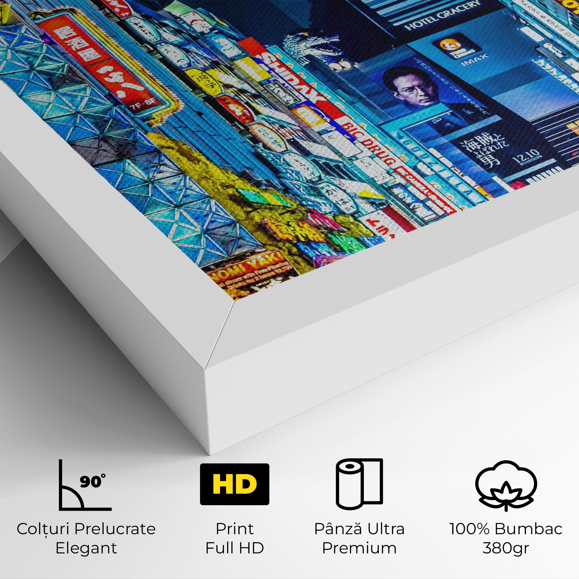 Tablou Canvas Colorful City Lights mockup 4