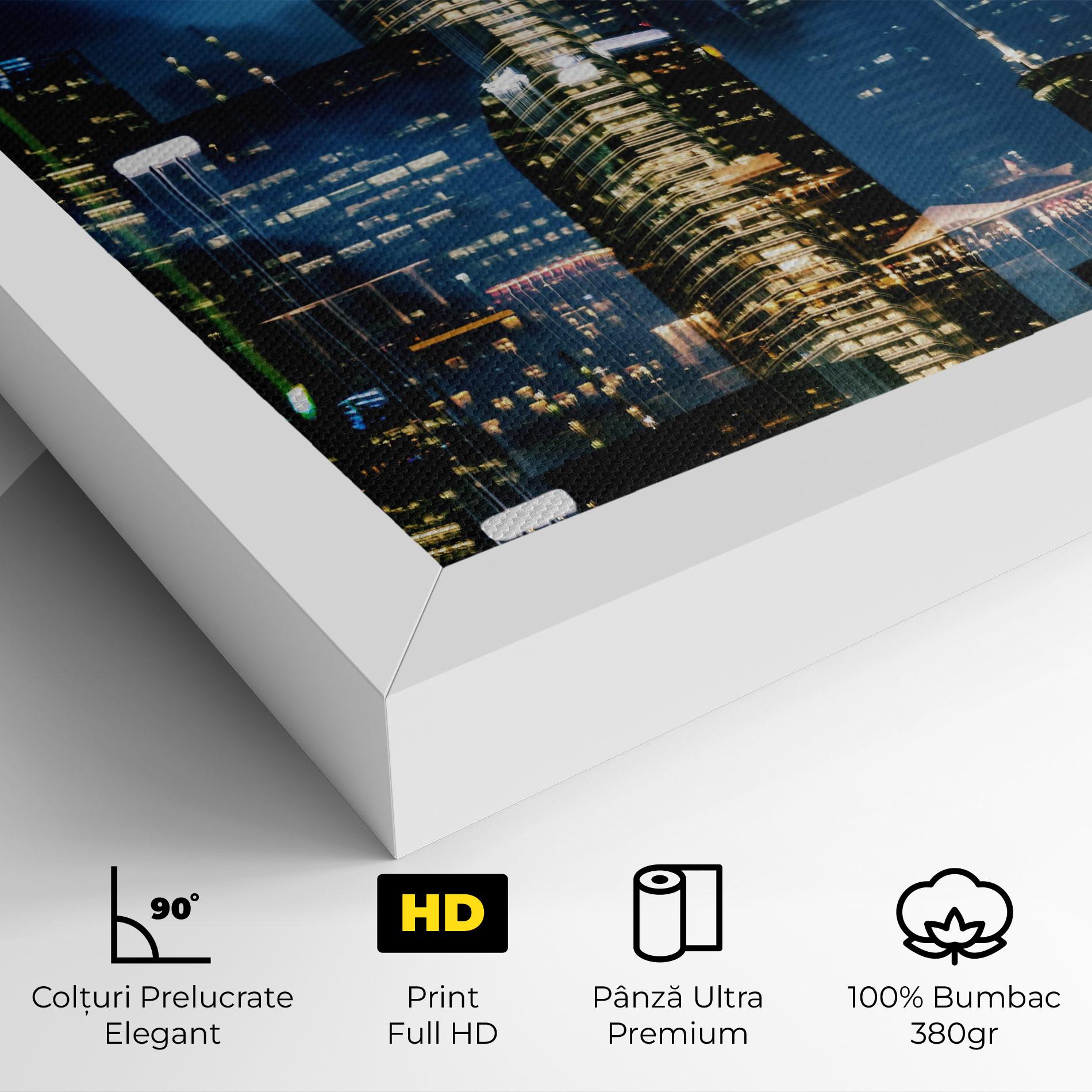 Tablou Canvas Singapore Night mockup 4