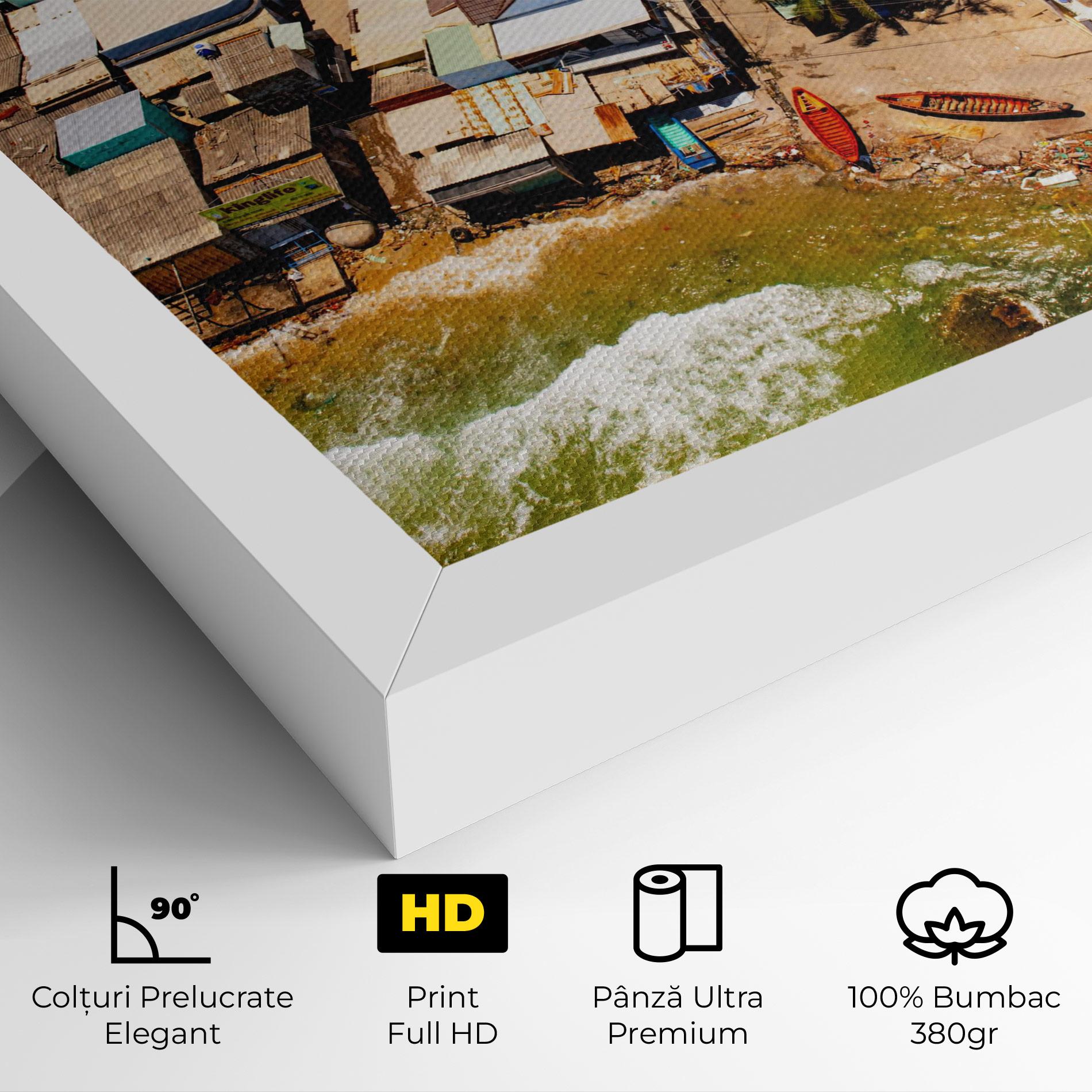 Tablou Canvas Vietnam Slums mockup 4