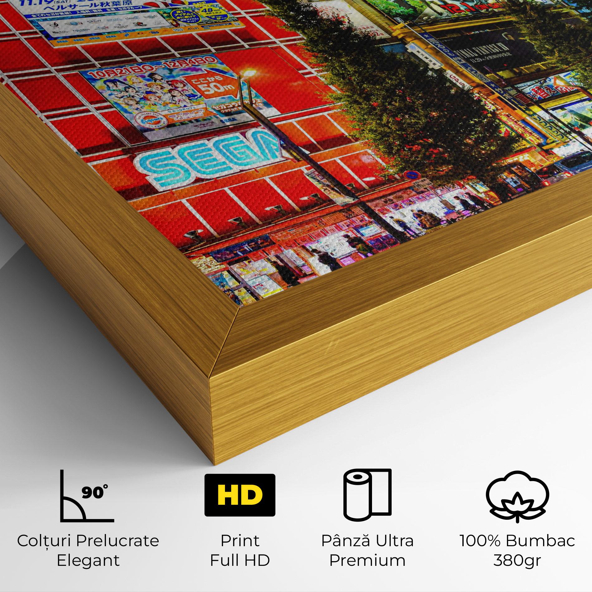 Tablou Canvas Akihabara Night mockup 4