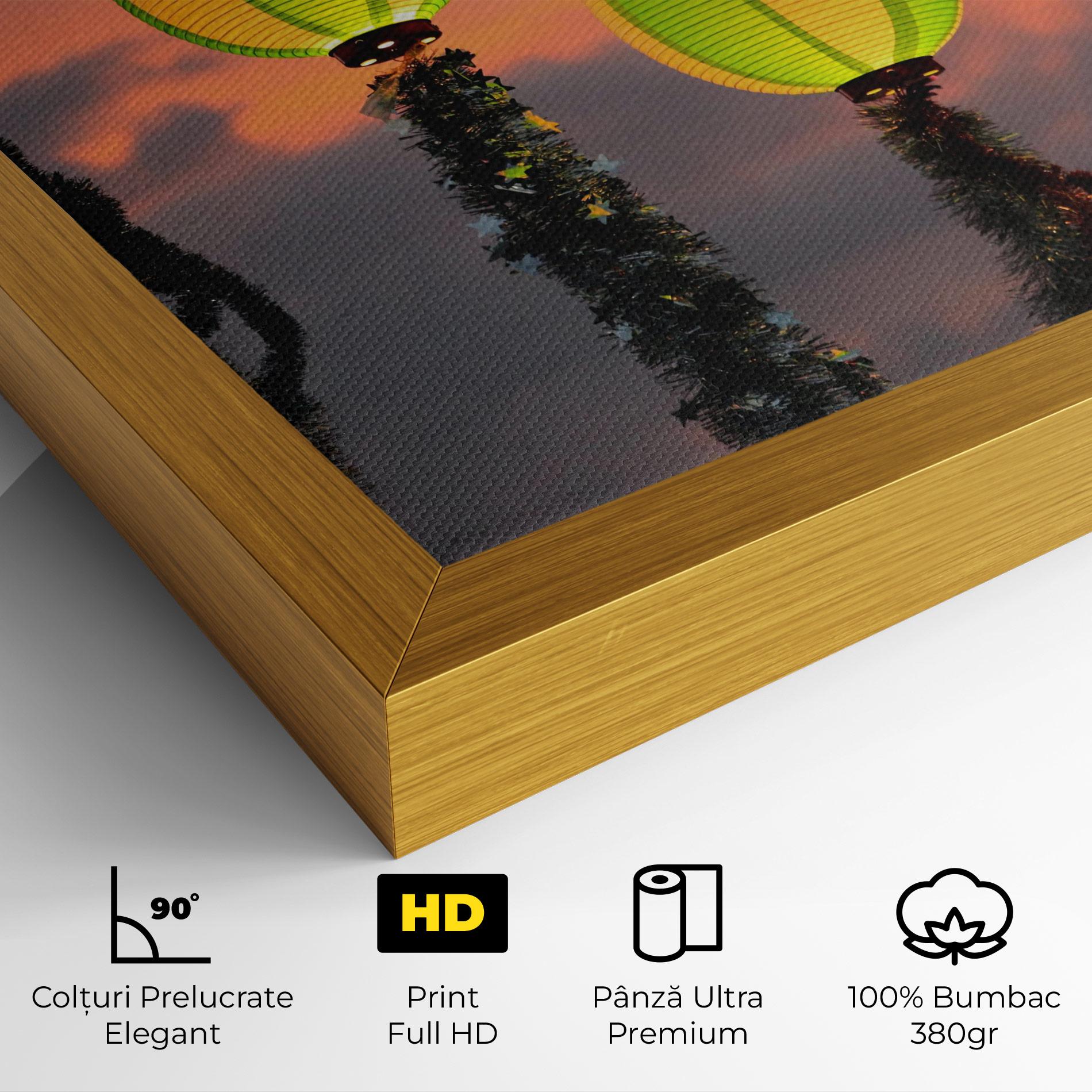 Tablou Canvas Green Lights mockup 4