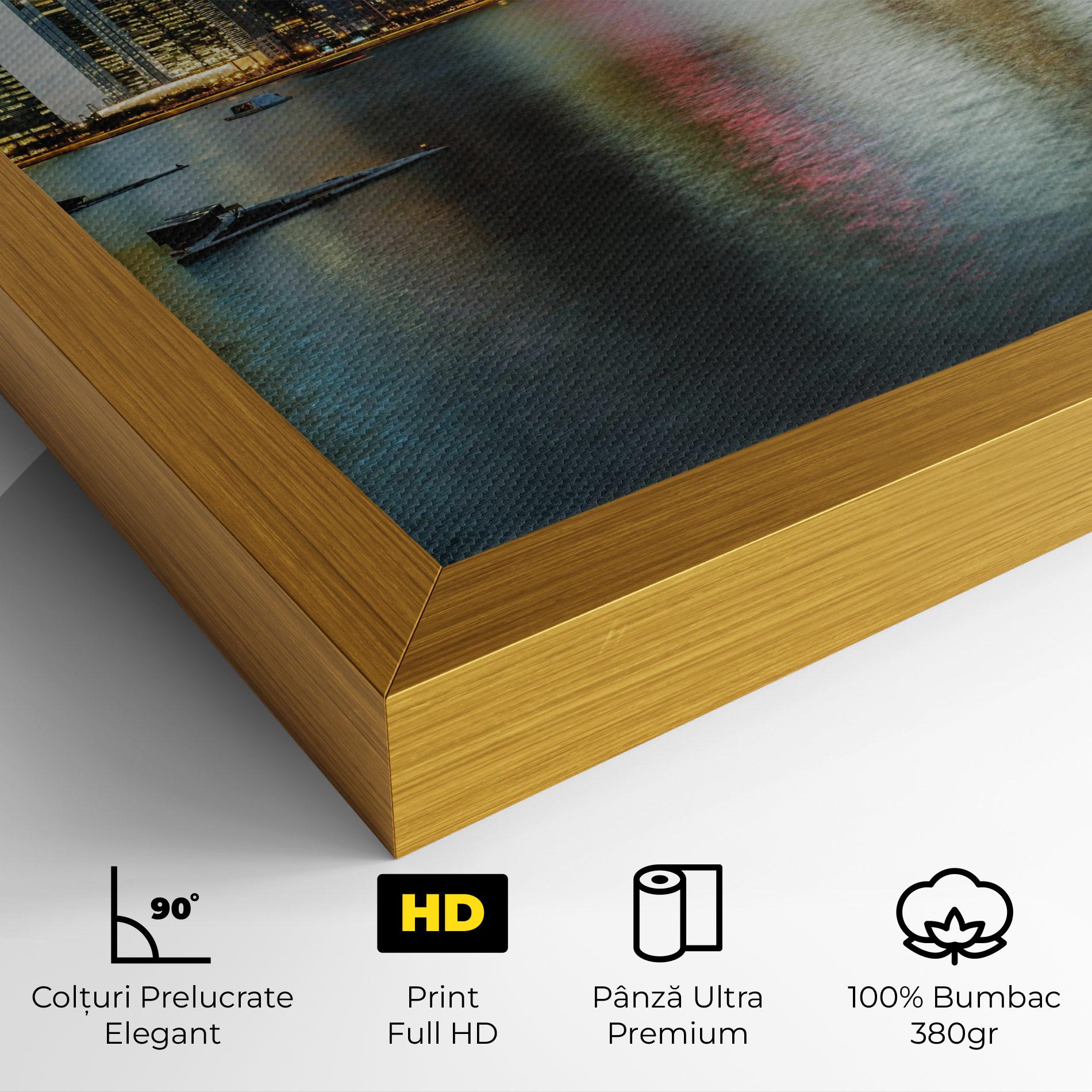 Tablou Canvas Singapore Skyline mockup 4