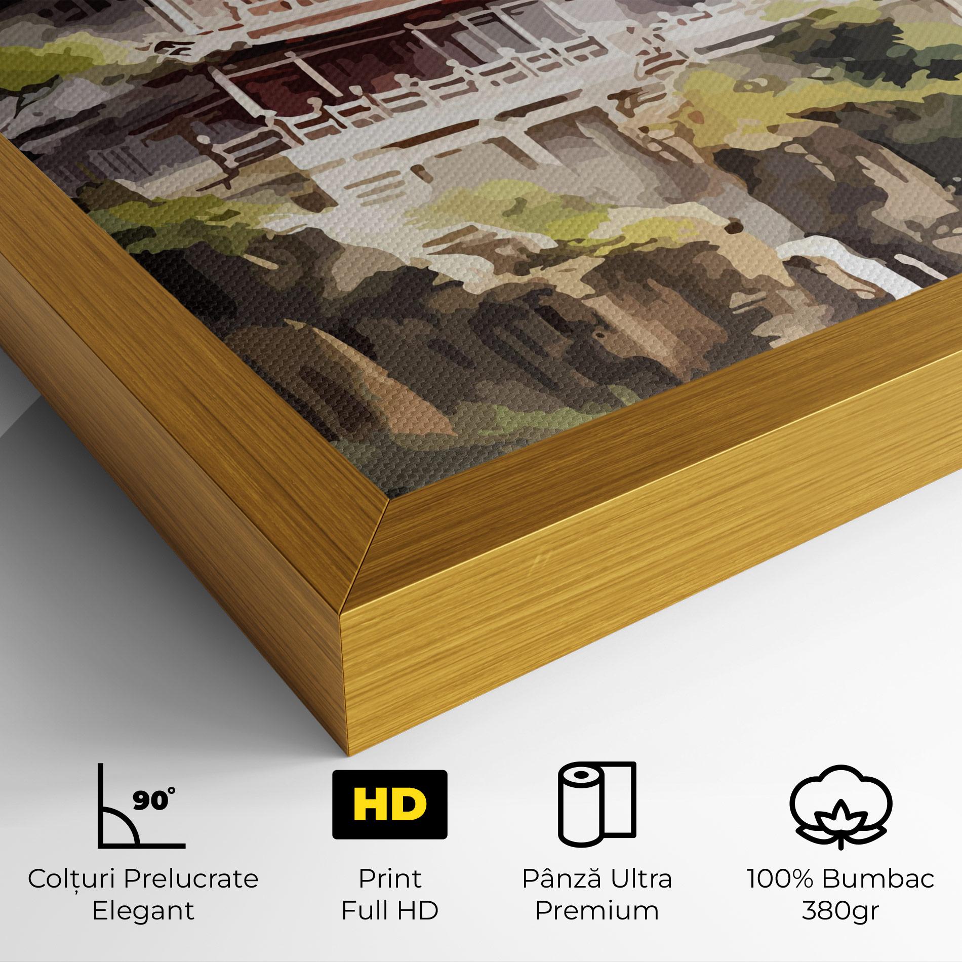 Tablou Canvas Temple Painting mockup 4