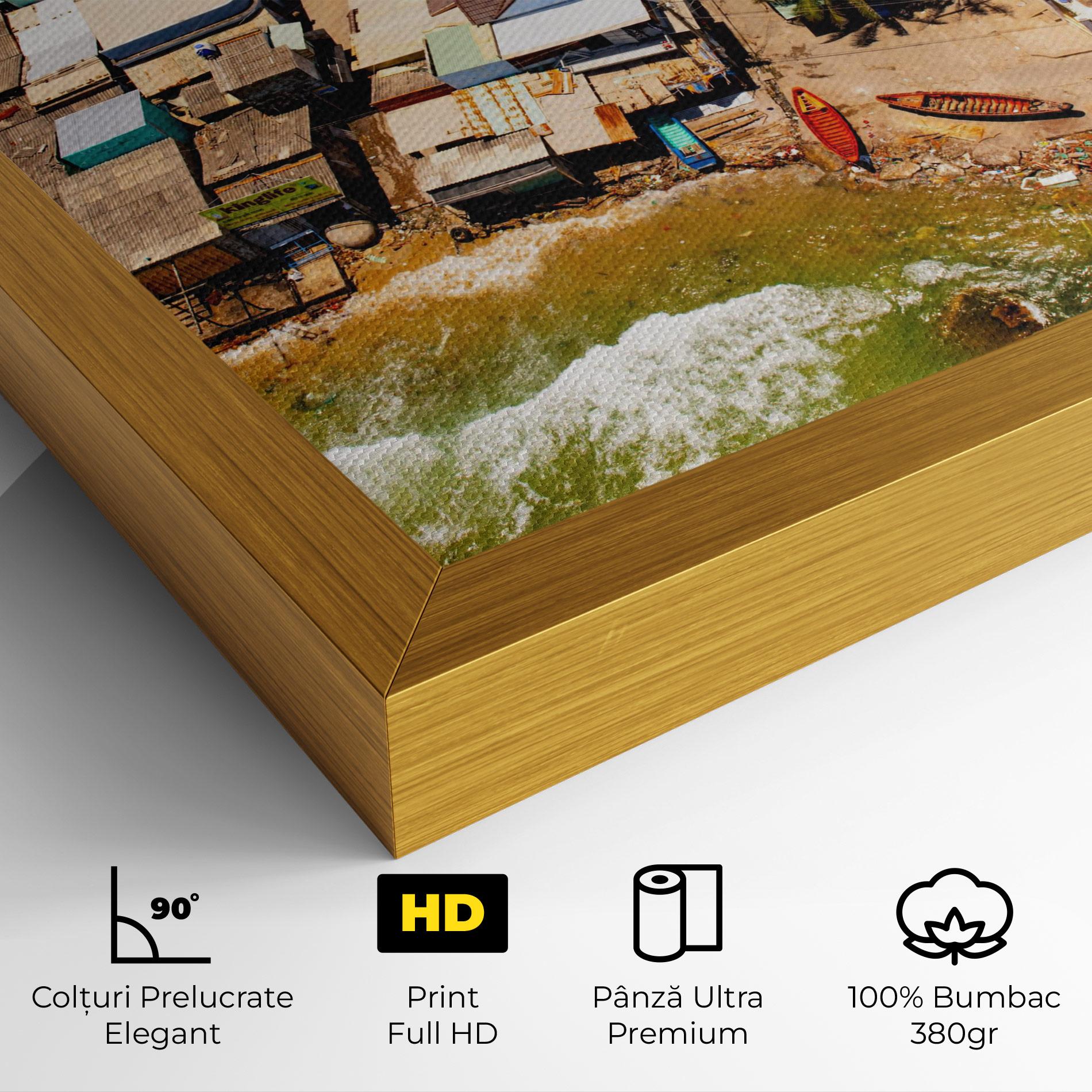 Tablou Canvas Vietnam Slums mockup 4