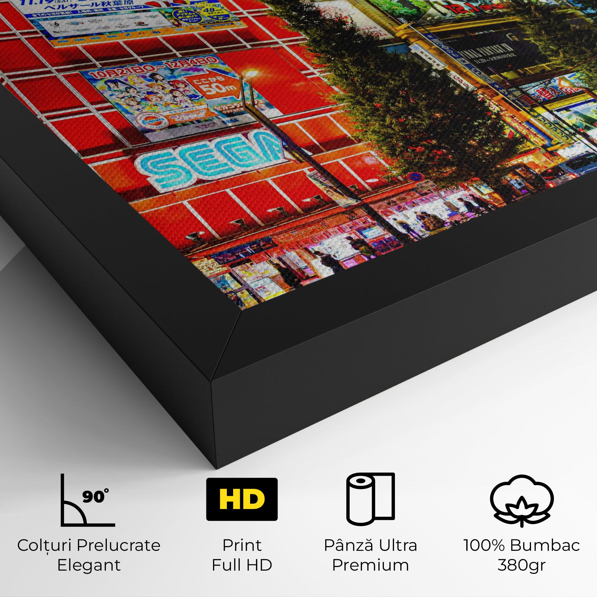Tablou Canvas Akihabara Night mockup 4