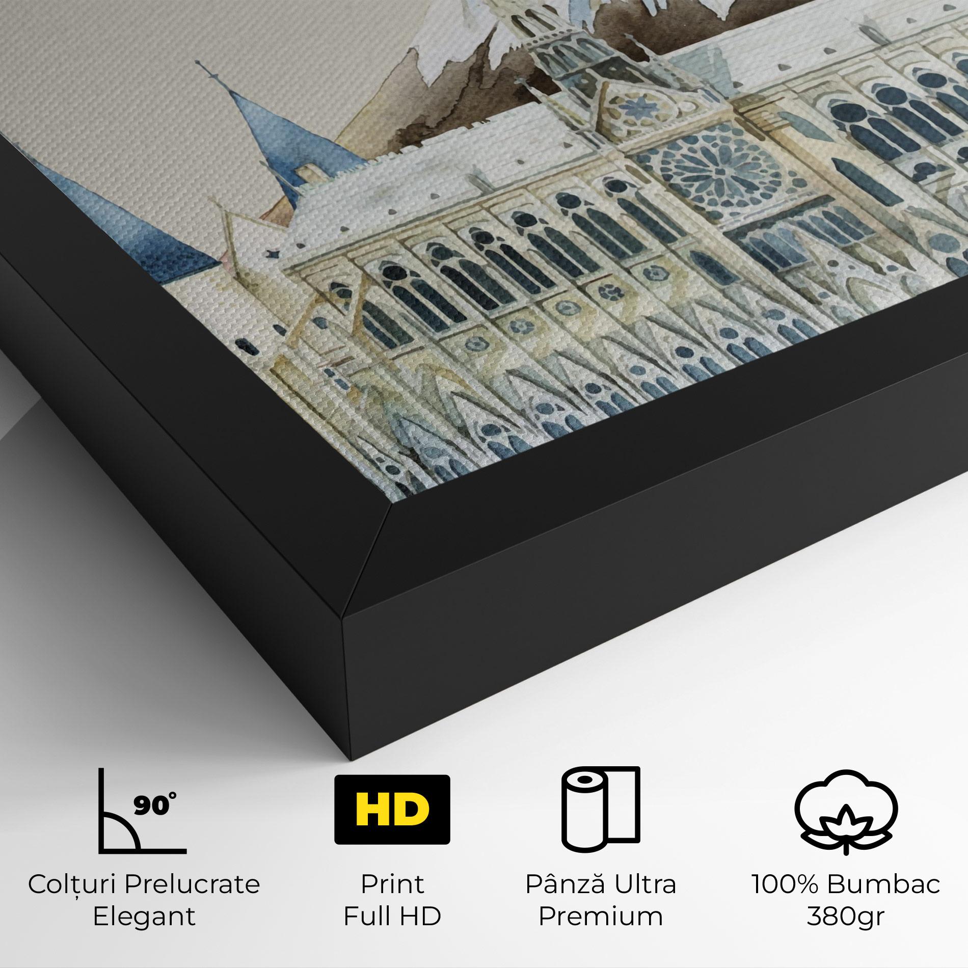 Tablou Canvas City Mix mockup 4