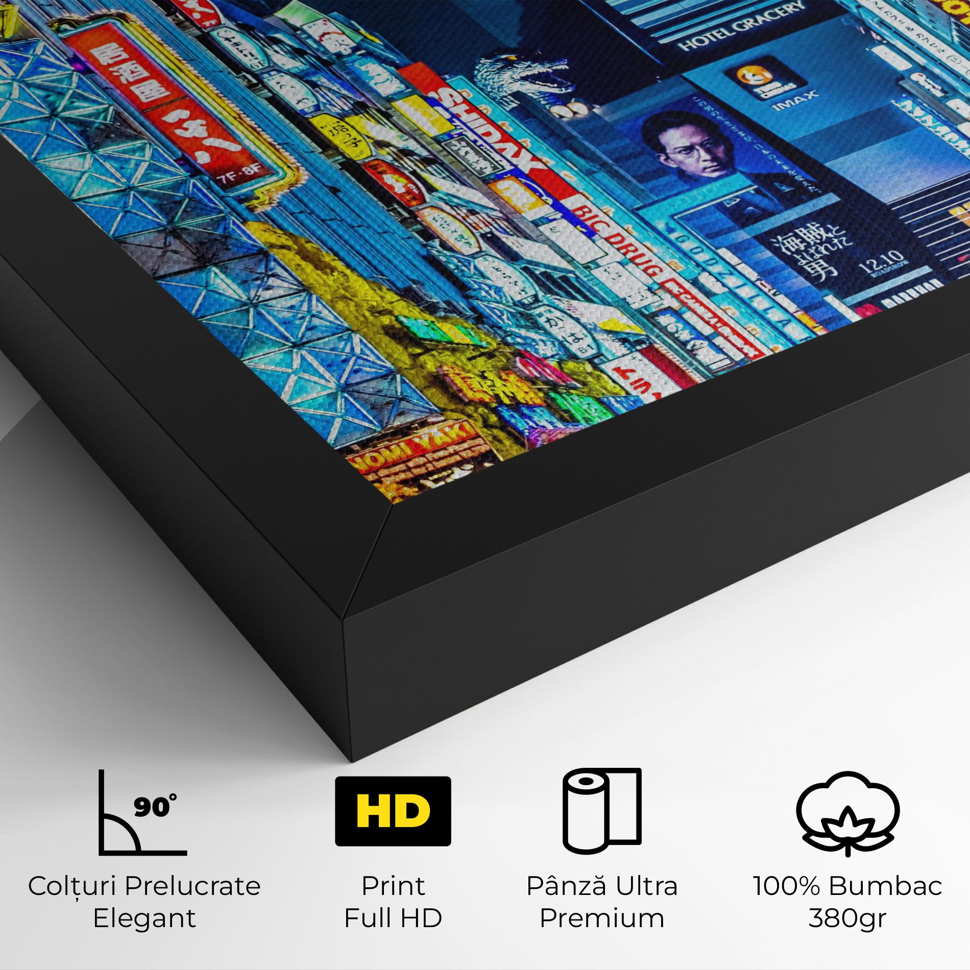 Tablou Canvas Colorful City Lights mockup 4