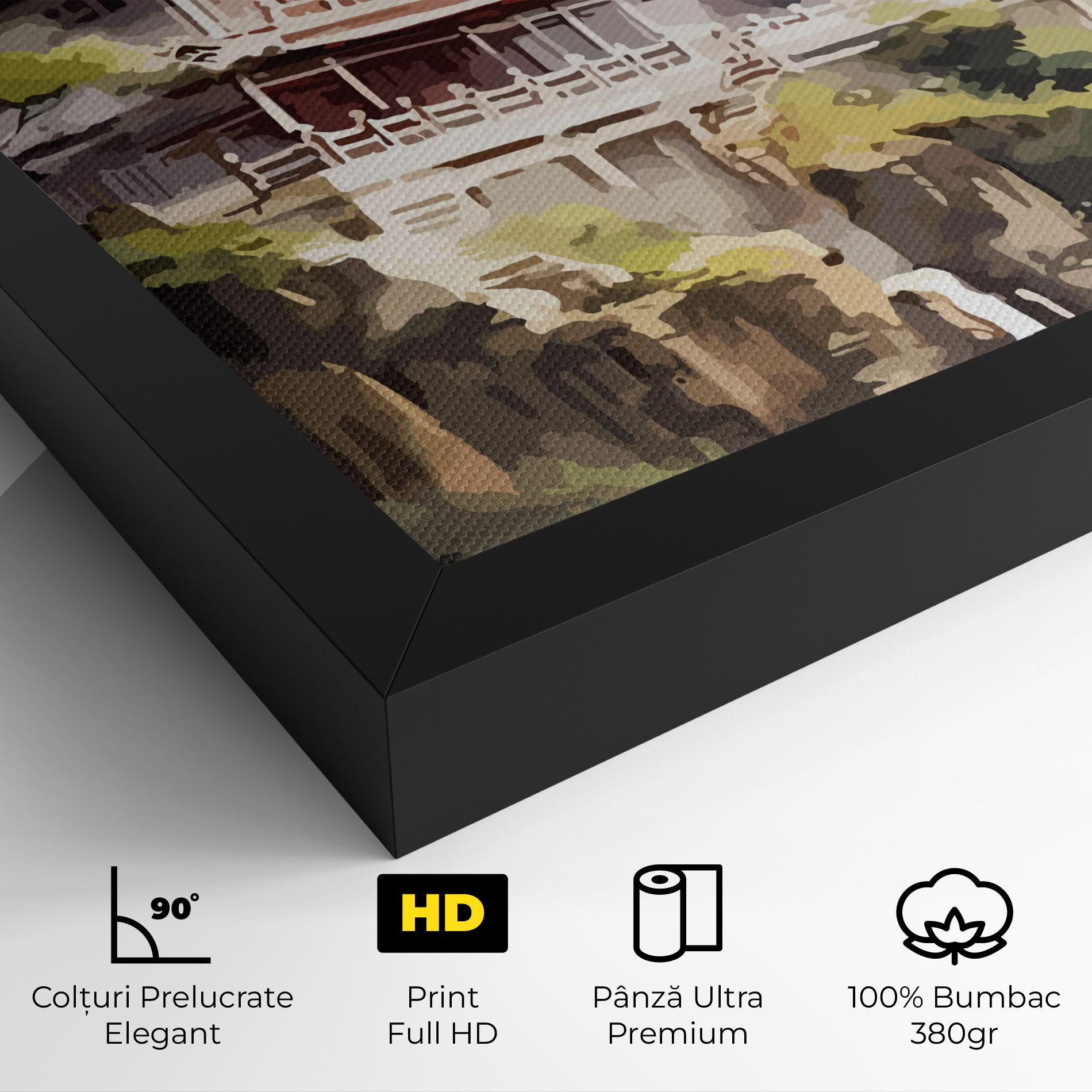 Tablou Canvas Temple Painting mockup 4