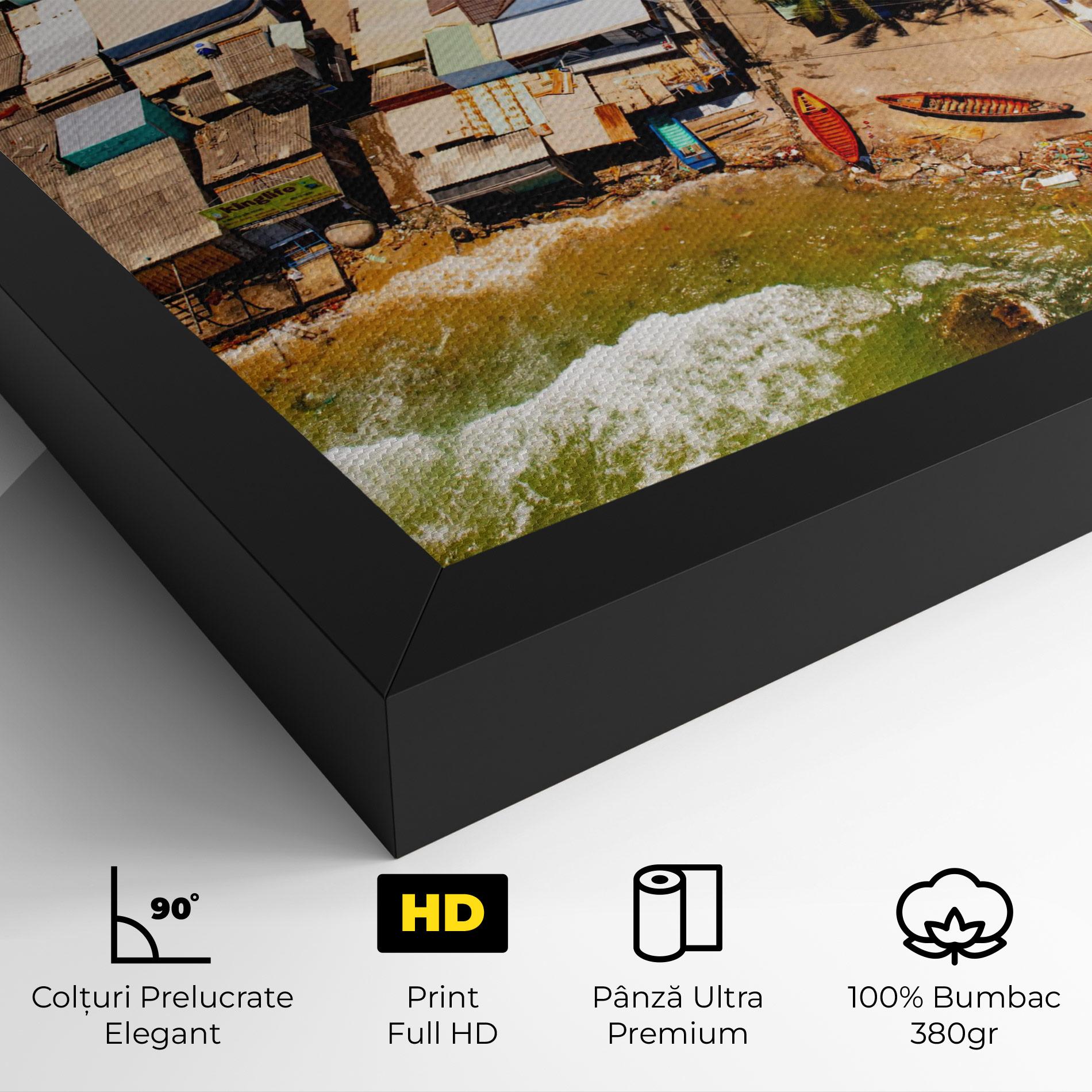 Tablou Canvas Vietnam Slums mockup 4