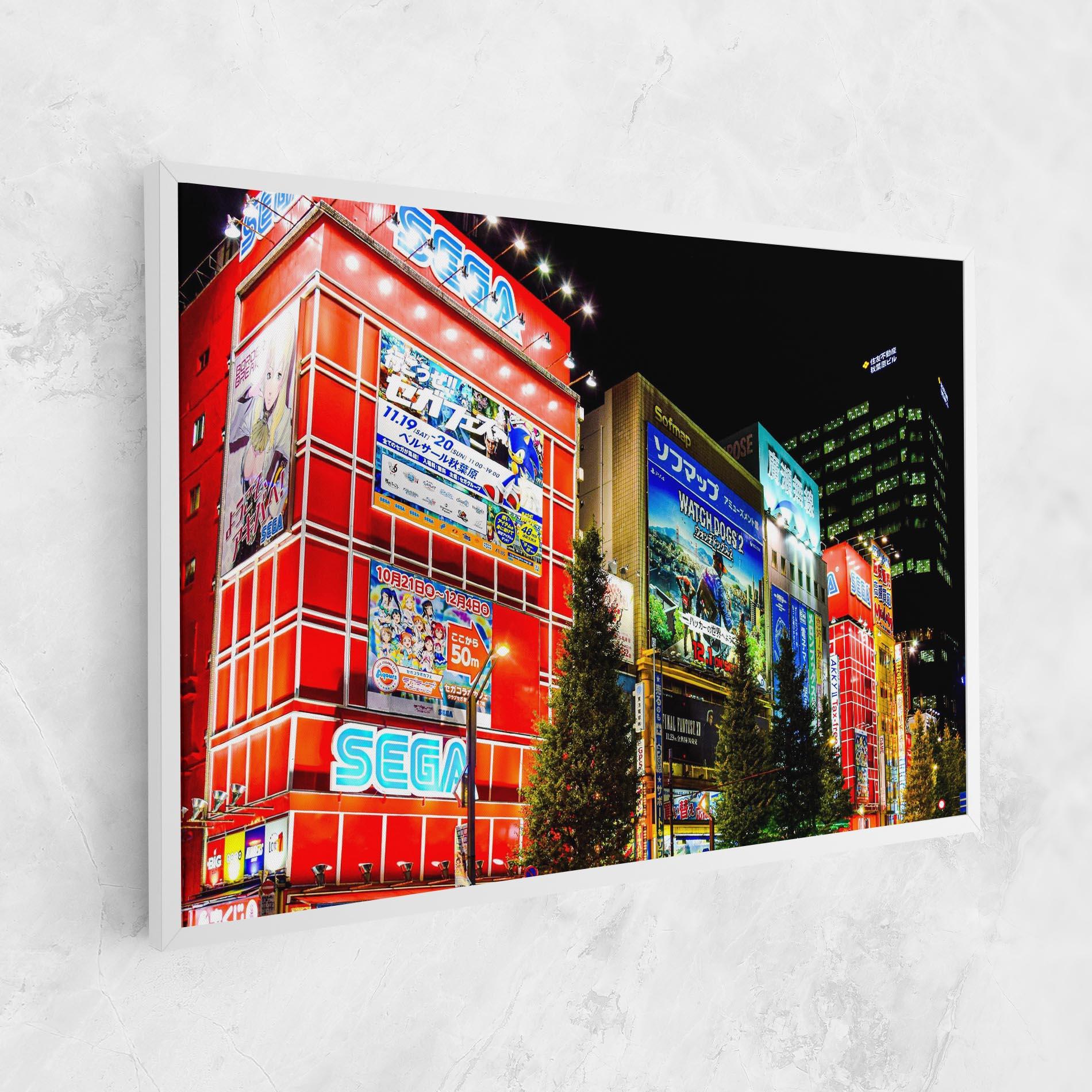 Tablou Canvas Akihabara Night mockup 1