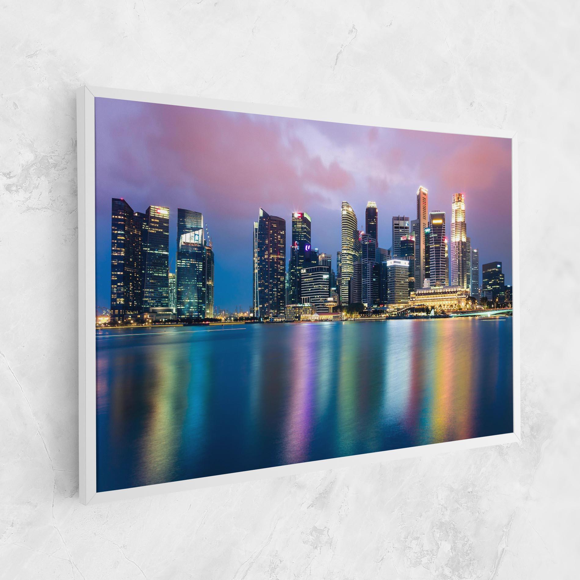 Tablou Canvas Hong Kong Skyline mockup 1