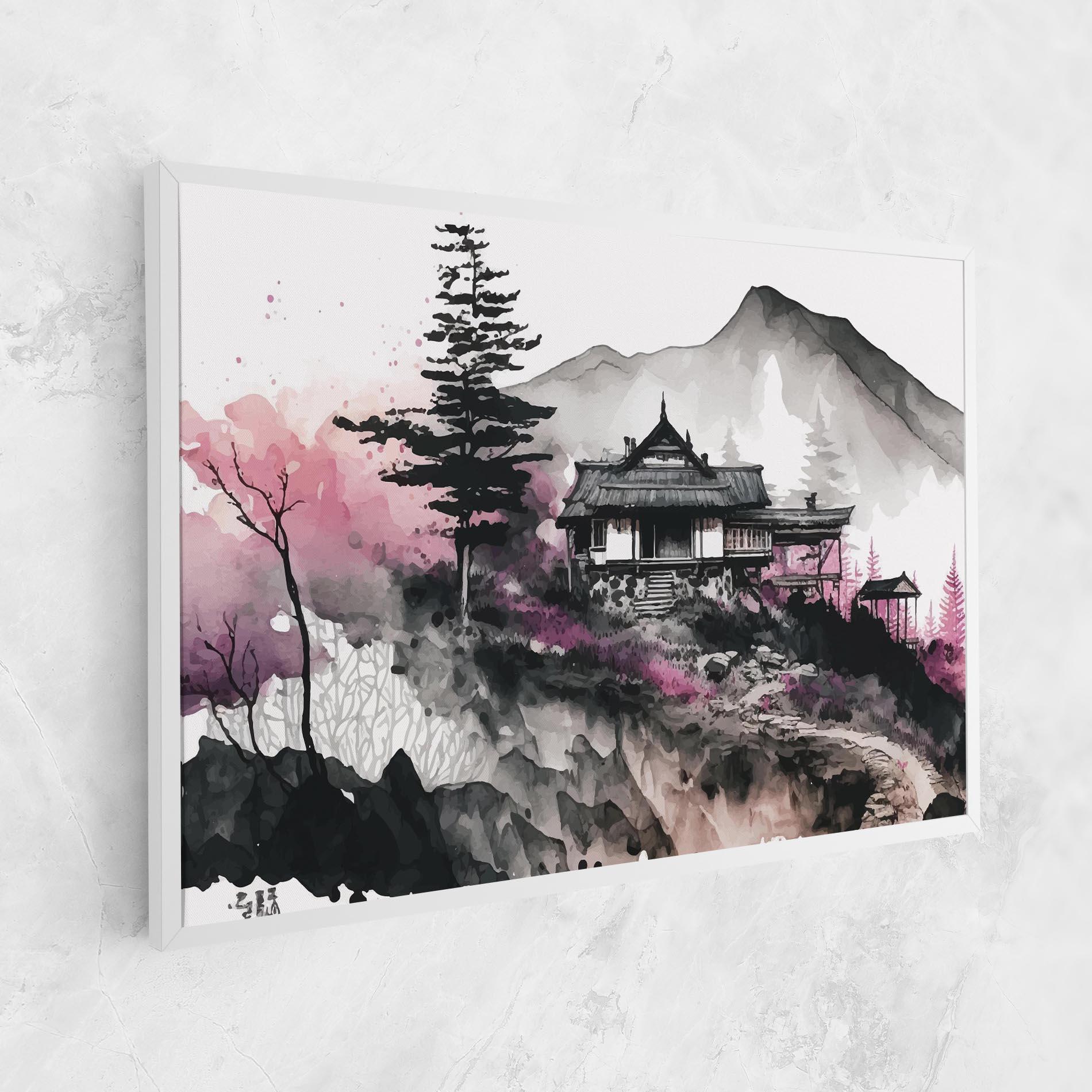 Tablou Canvas Japanese Temple Art mockup 1