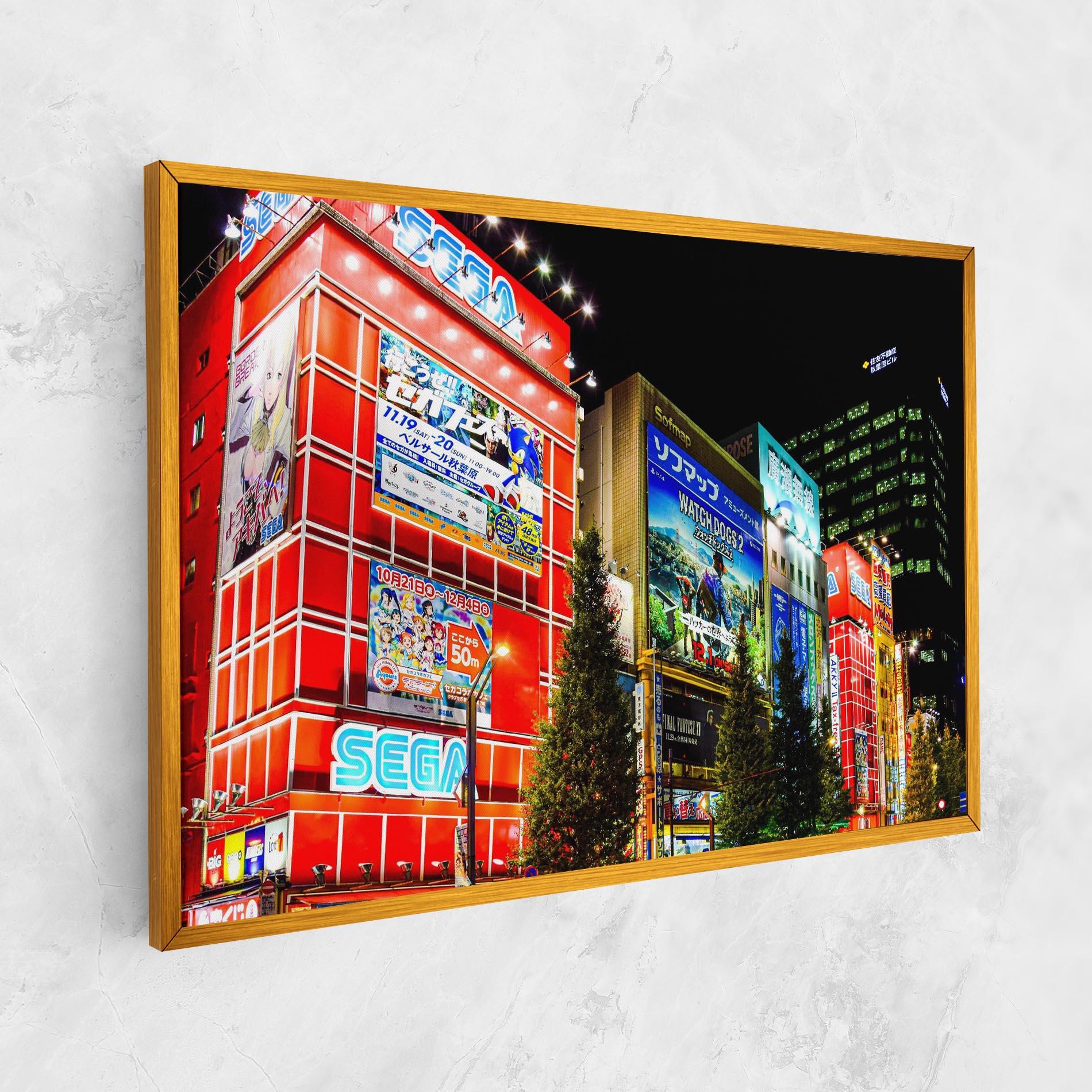 Tablou Canvas Akihabara Night mockup 1