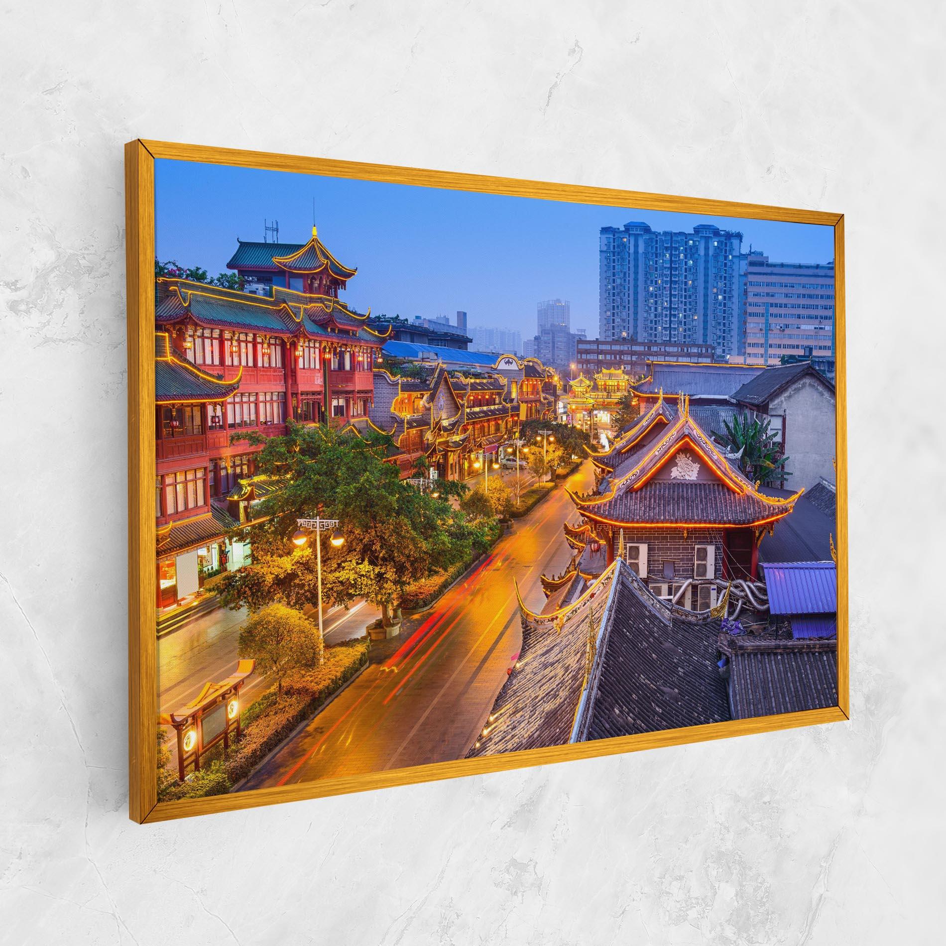 Tablou Canvas Chengdu China mockup 1