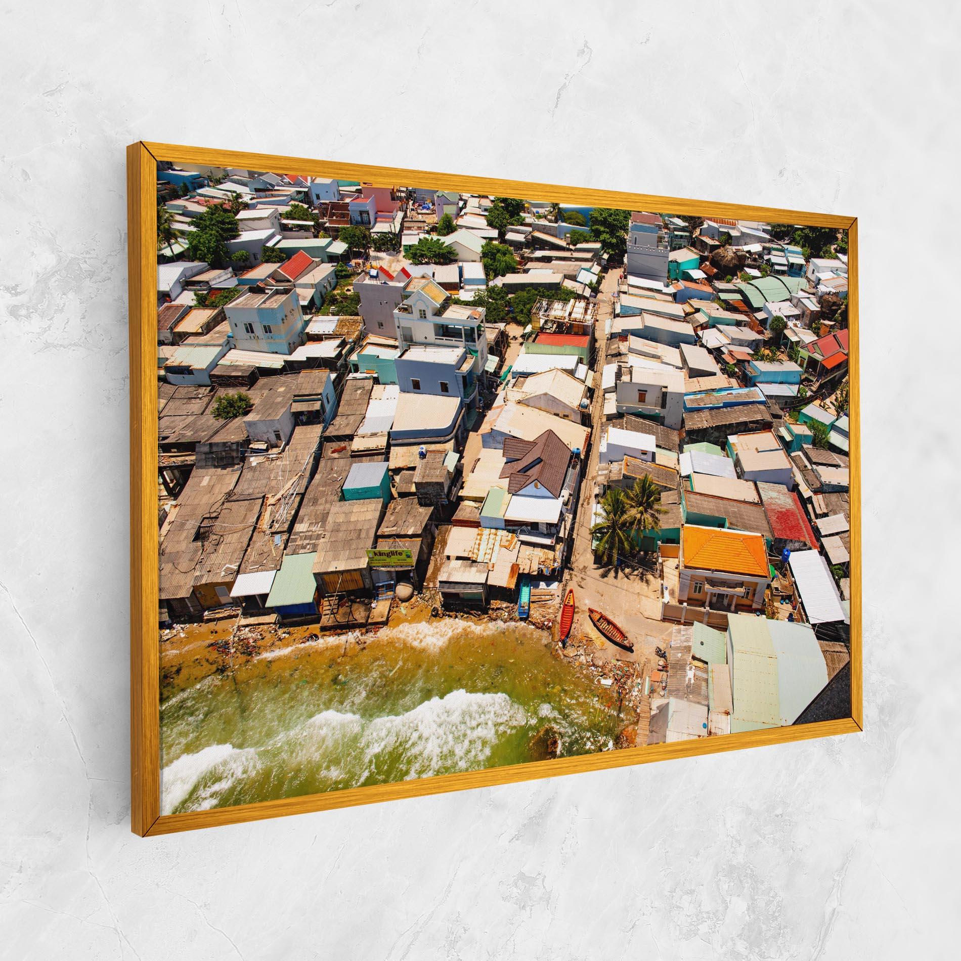 Tablou Canvas Vietnam Slums mockup 1