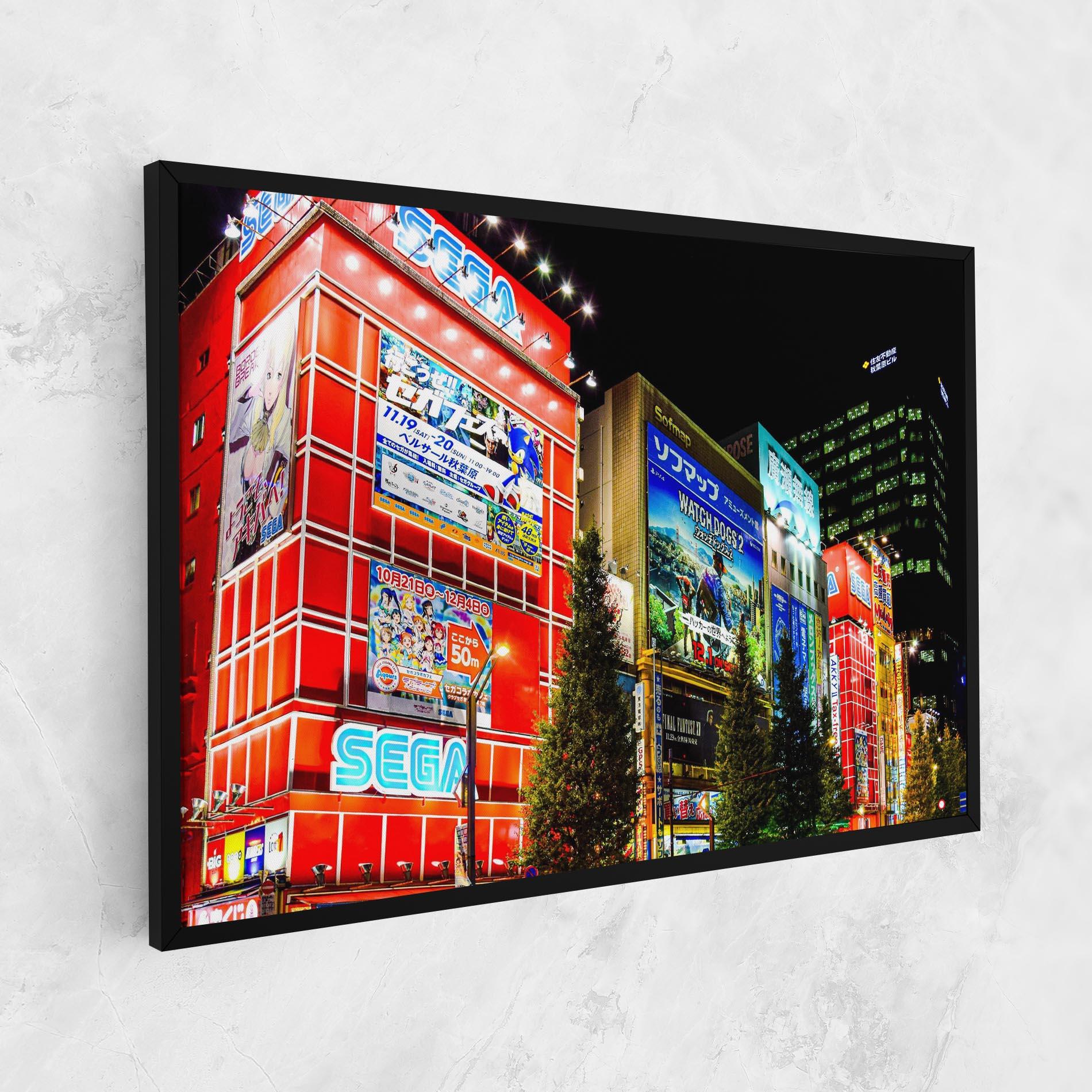 Tablou Canvas Akihabara Night mockup 1