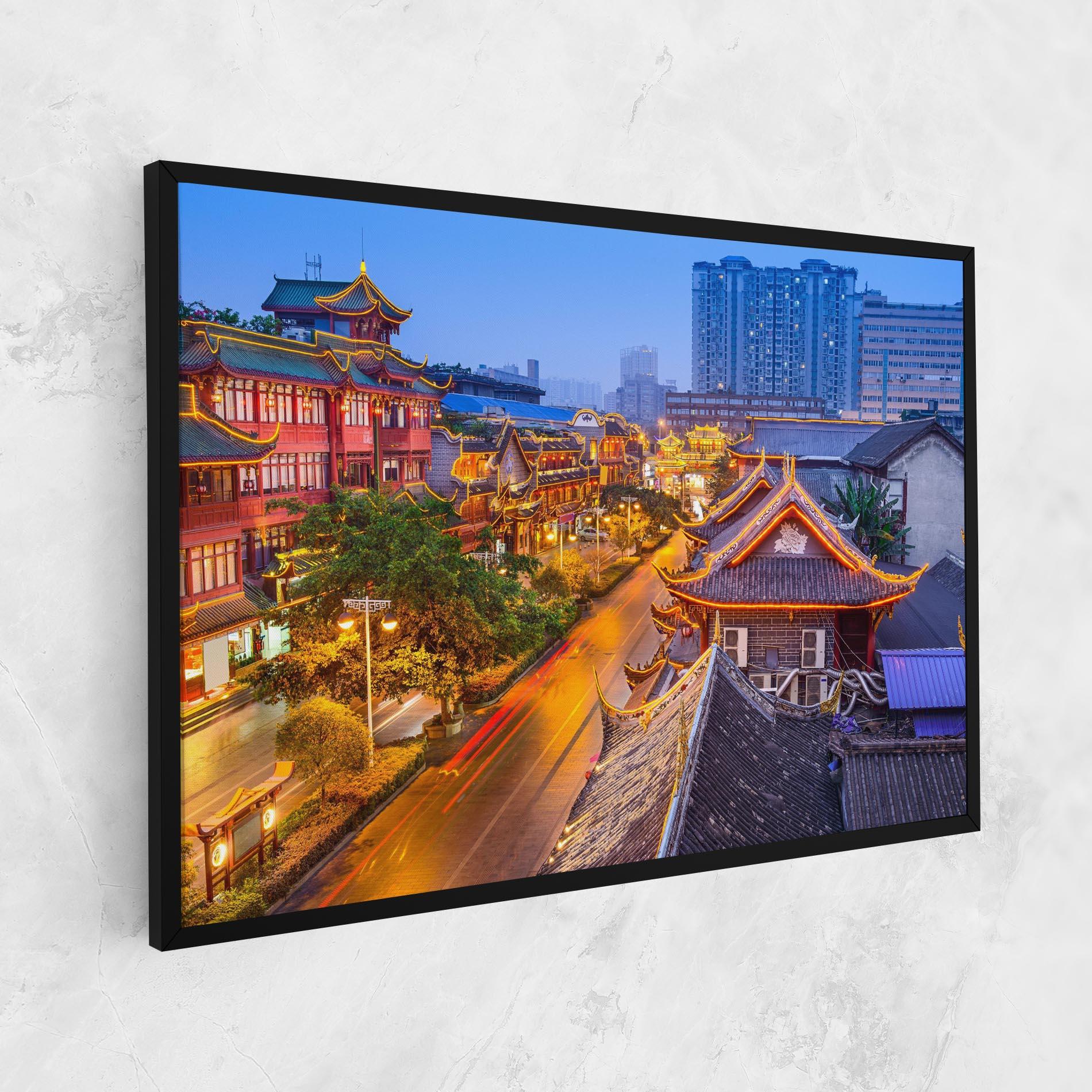Tablou Canvas Chengdu China mockup 1