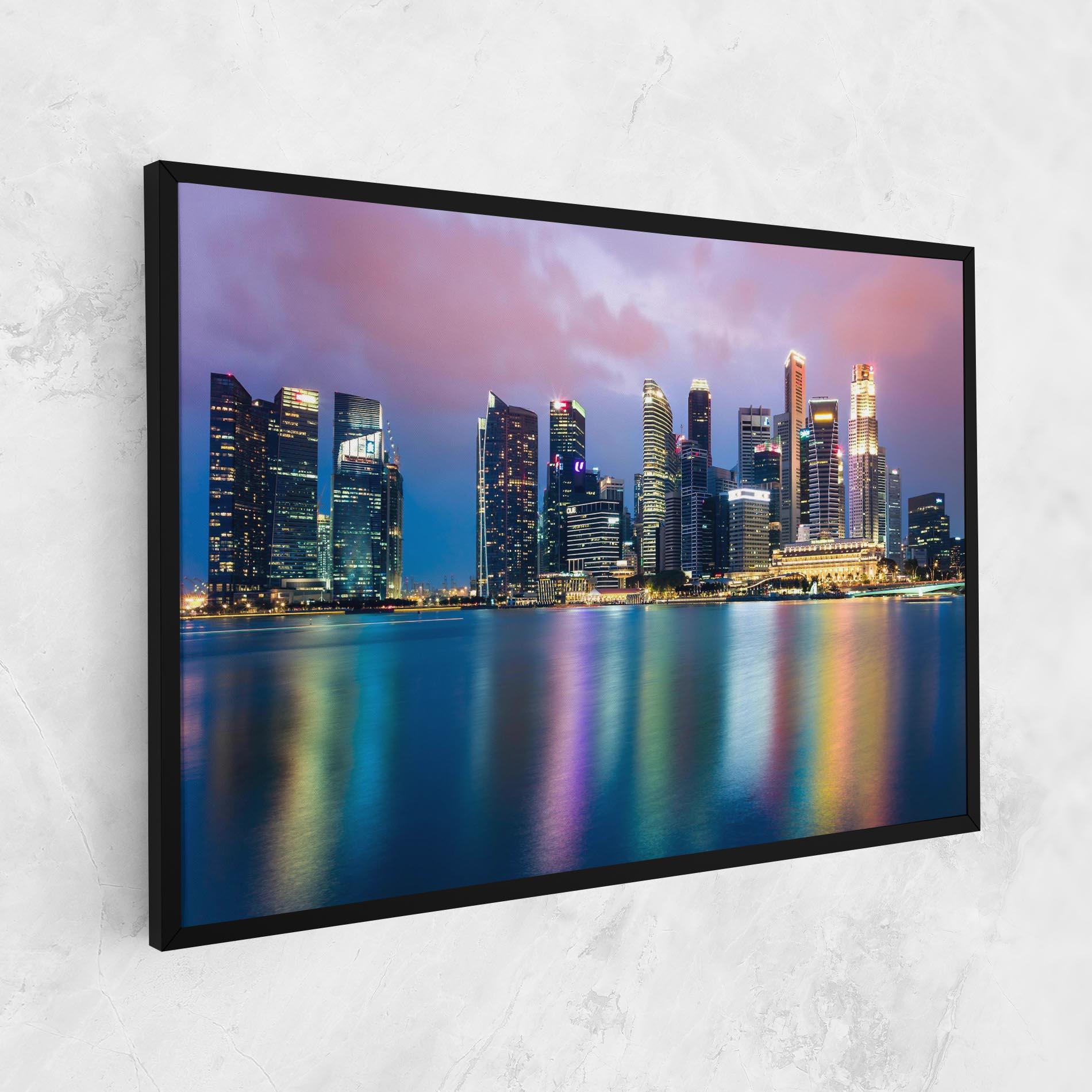 Tablou Canvas Hong Kong Skyline mockup 1