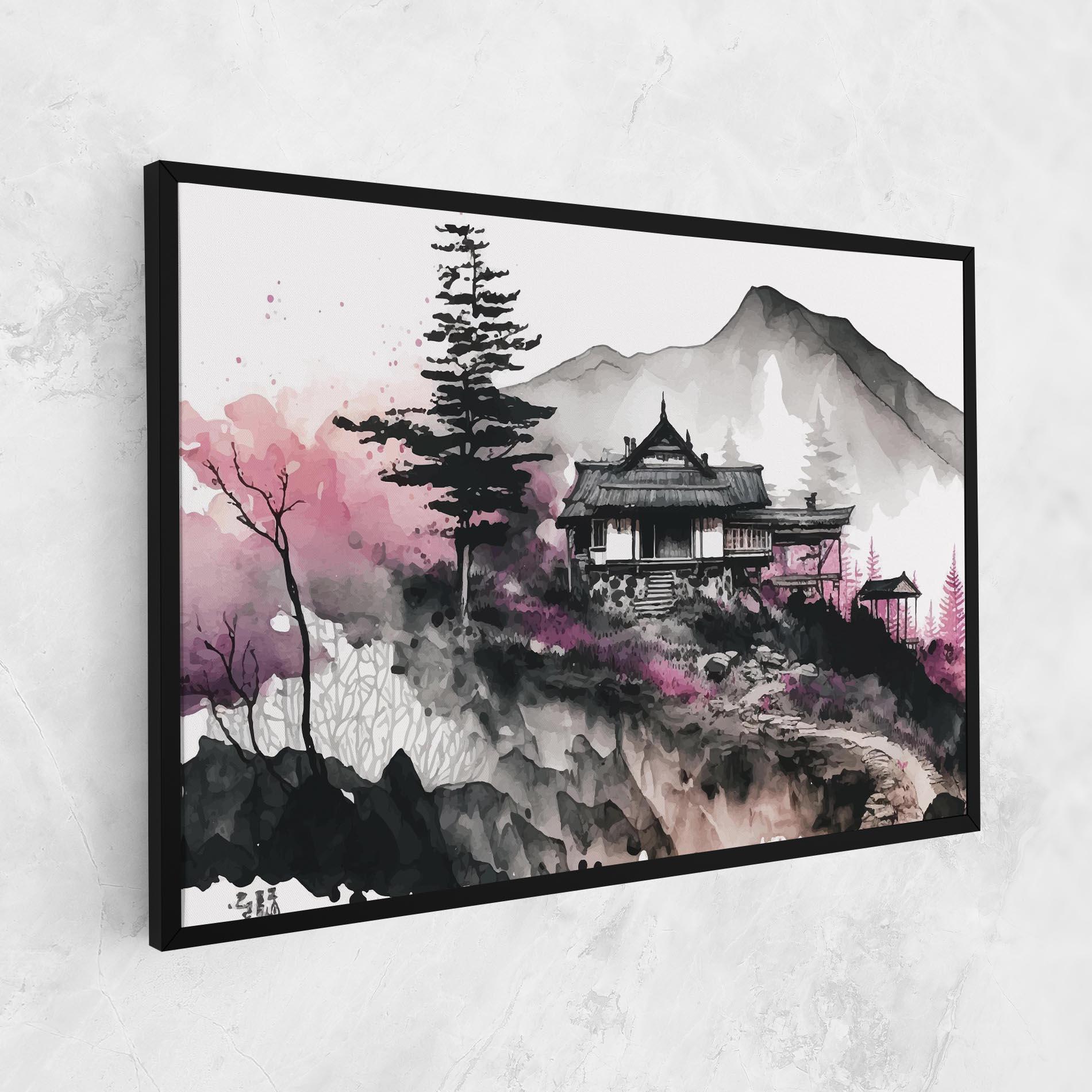 Tablou Canvas Japanese Temple Art mockup 1