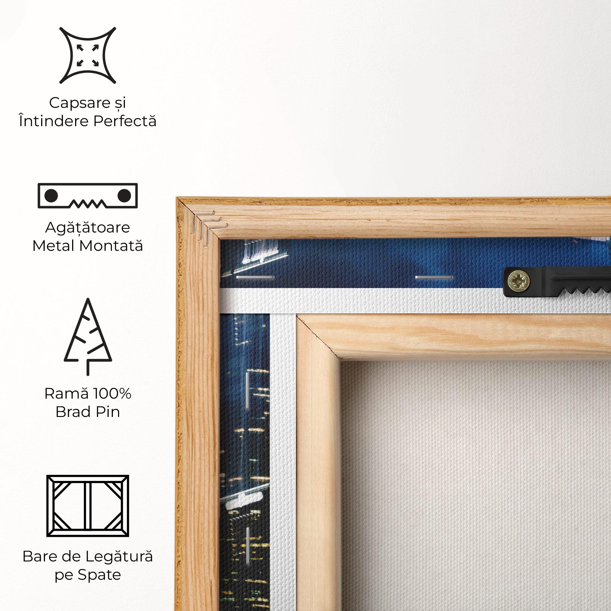 Tablou Canvas Singapore Night mockup 5