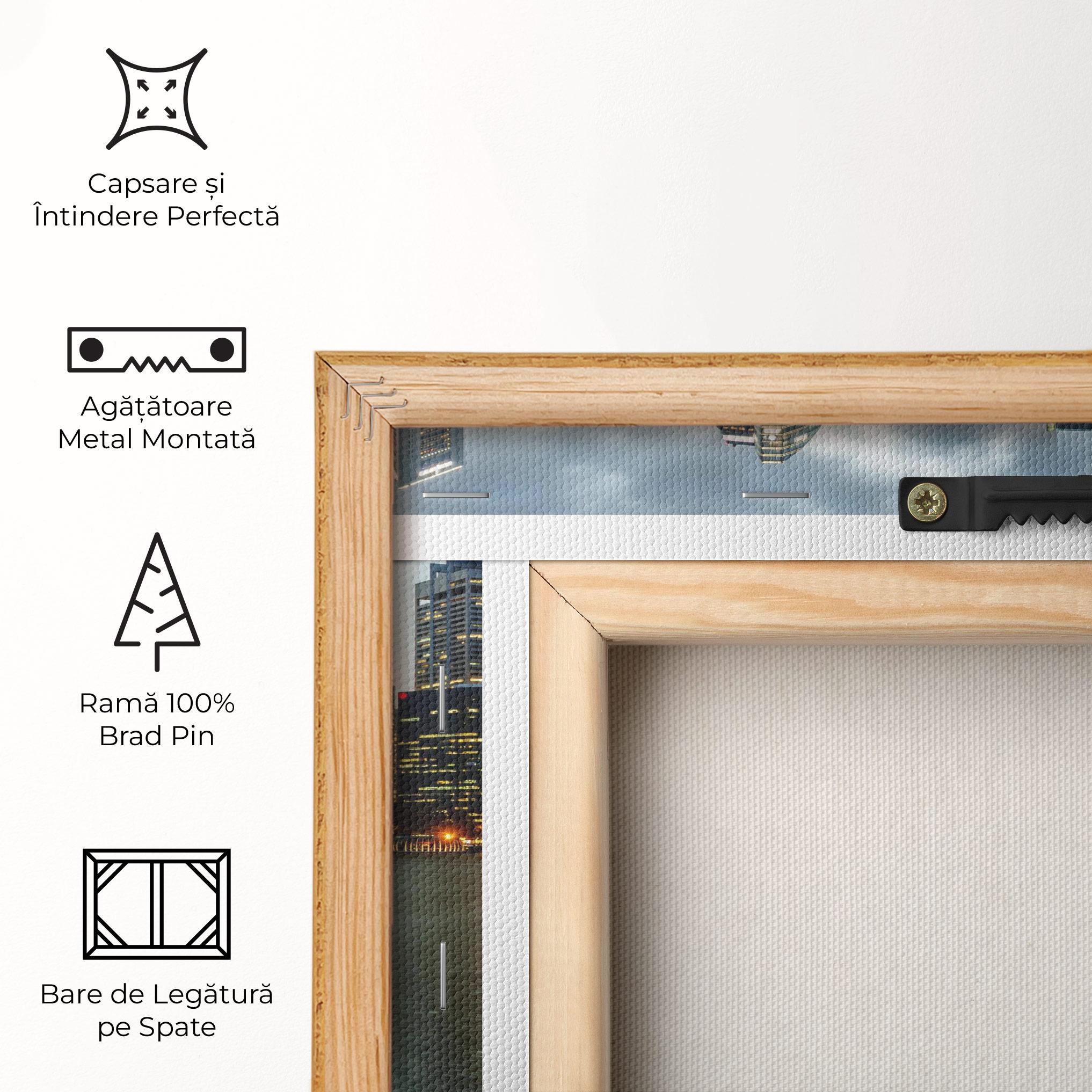 Tablou Canvas Singapore Skyline mockup 5