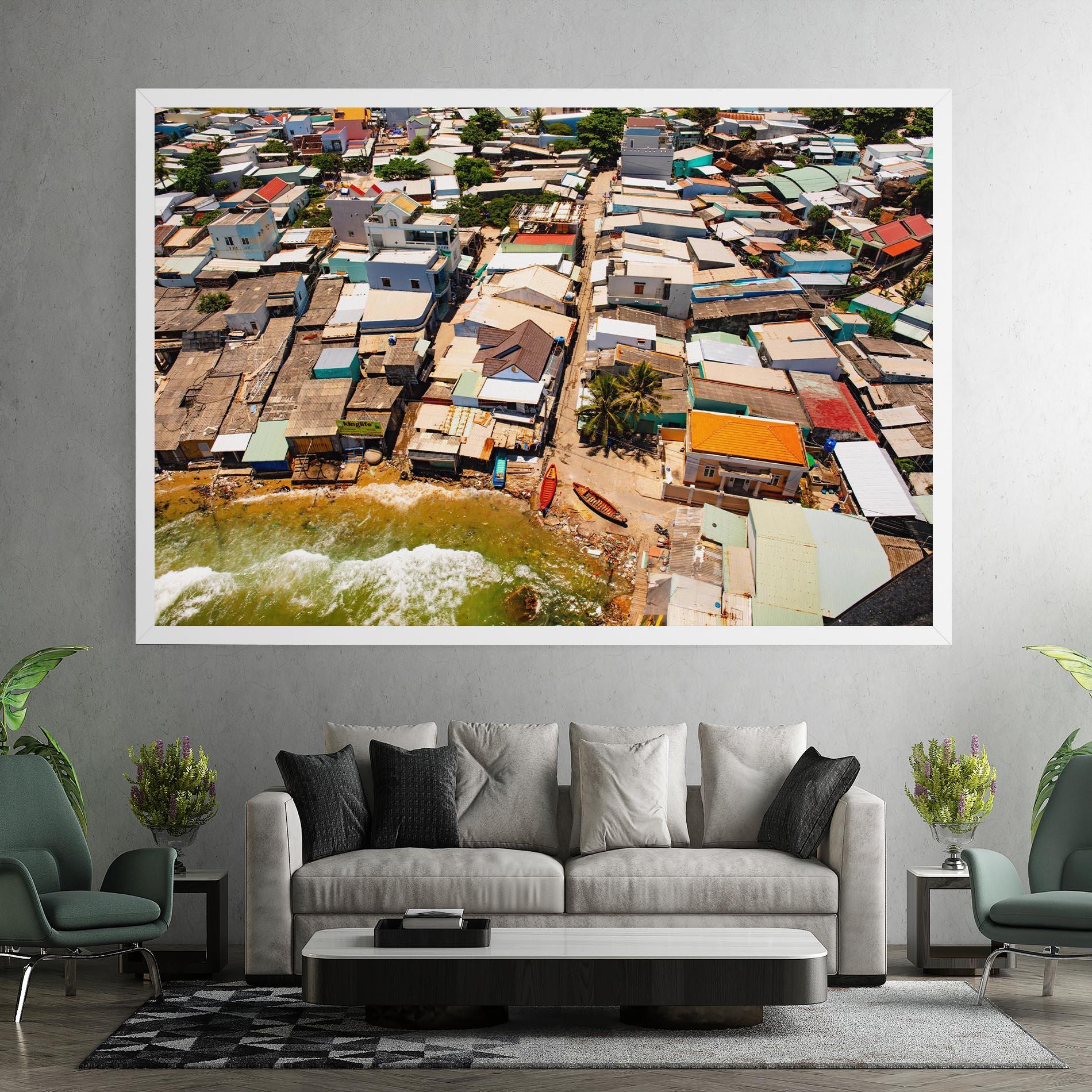 Tablou Canvas Vietnam Slums mockup 7