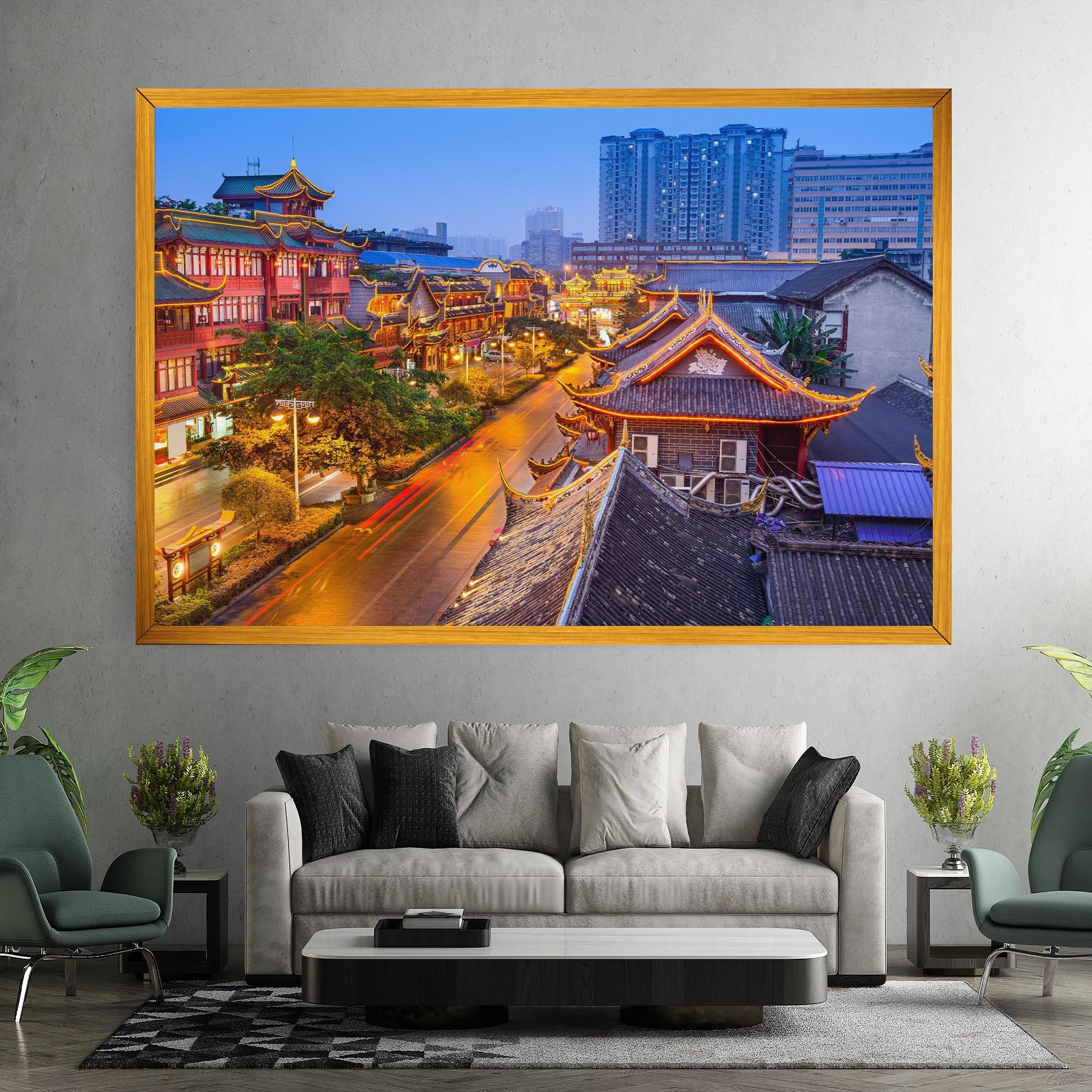 Tablou Canvas Chengdu China mockup 7
