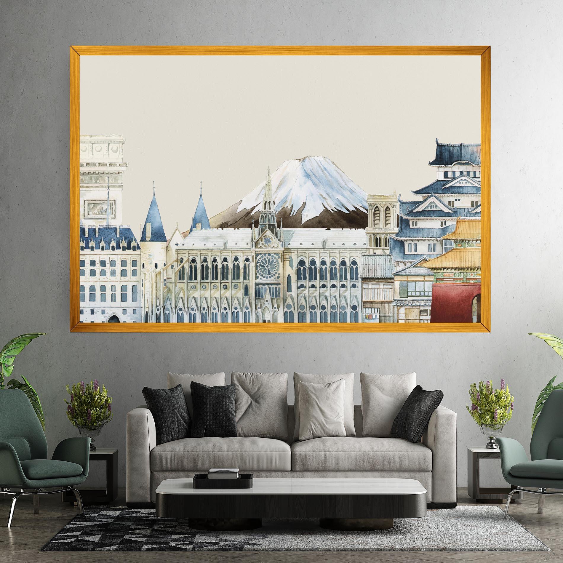 Tablou Canvas City Mix mockup 7