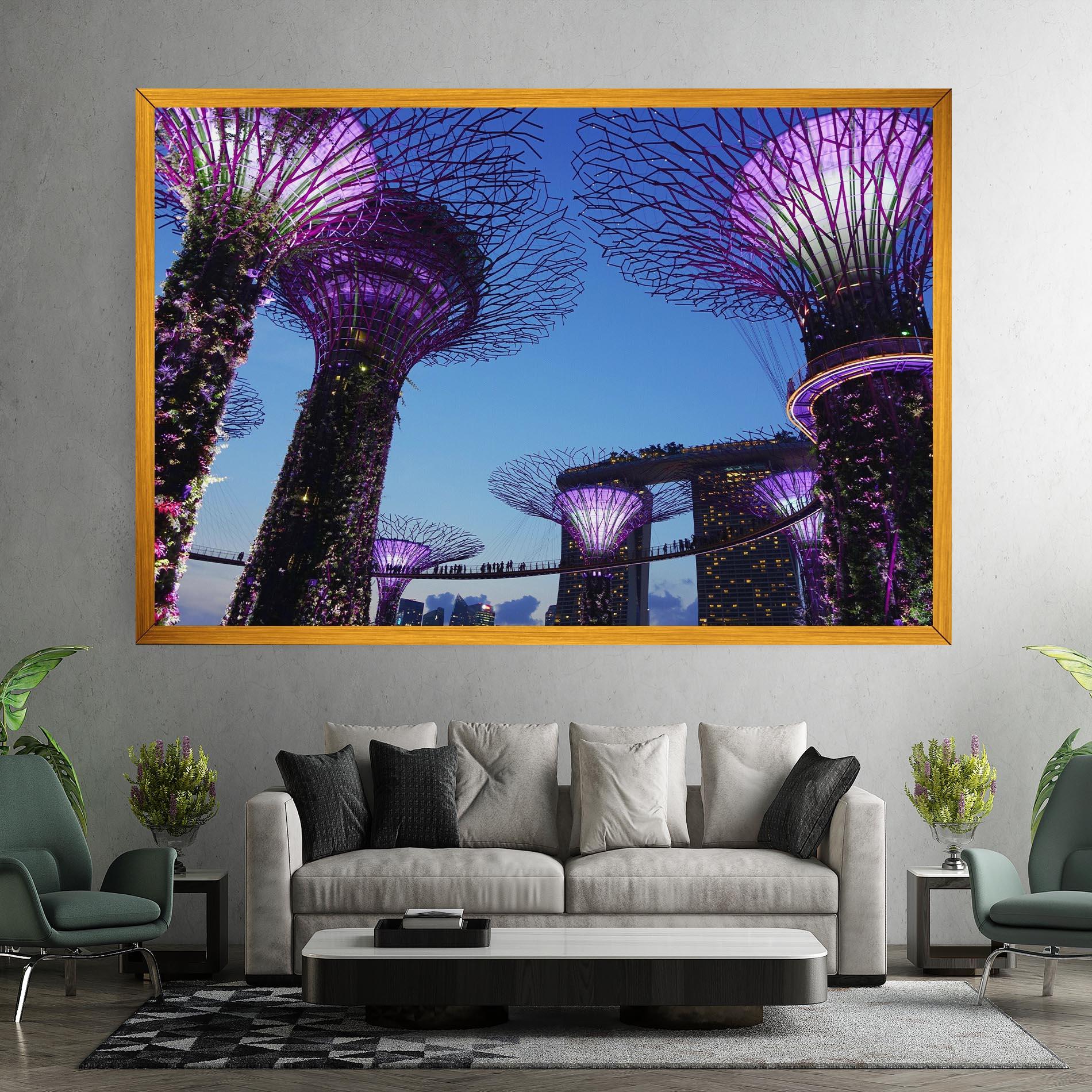 Tablou Canvas Gardens By The Bay mockup 7