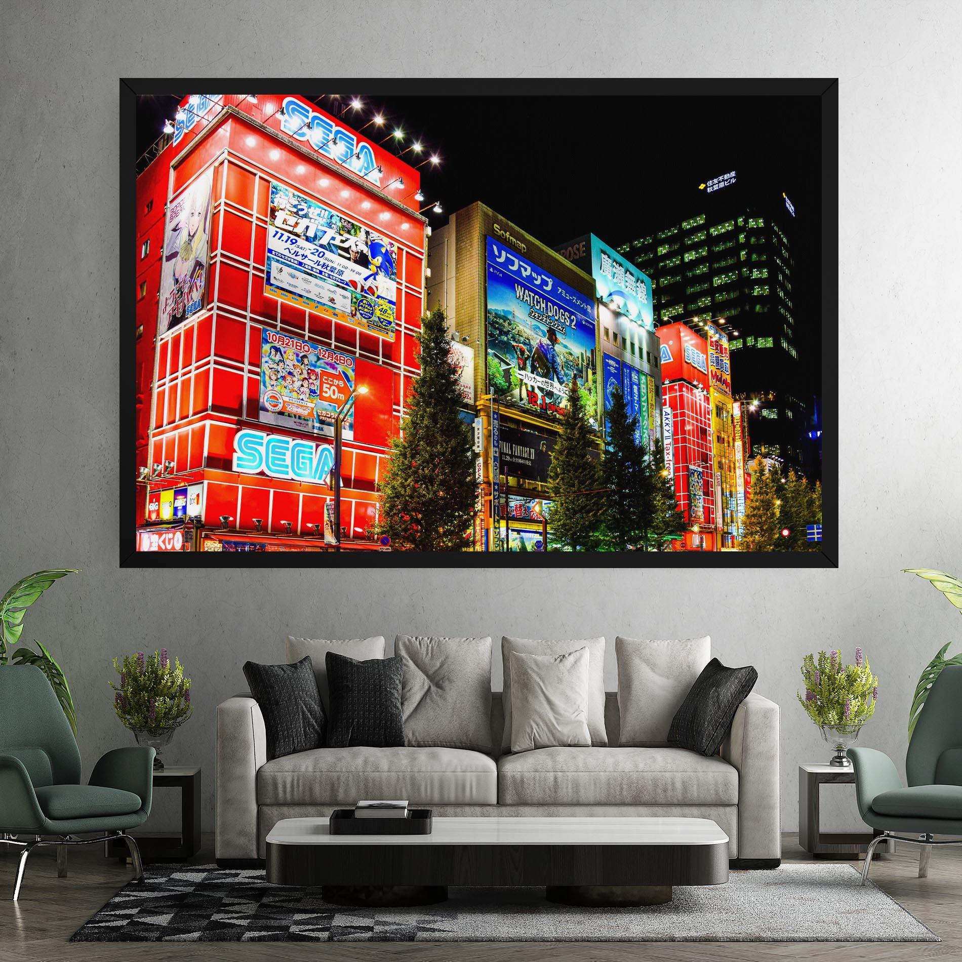 Tablou Canvas Akihabara Night mockup 7