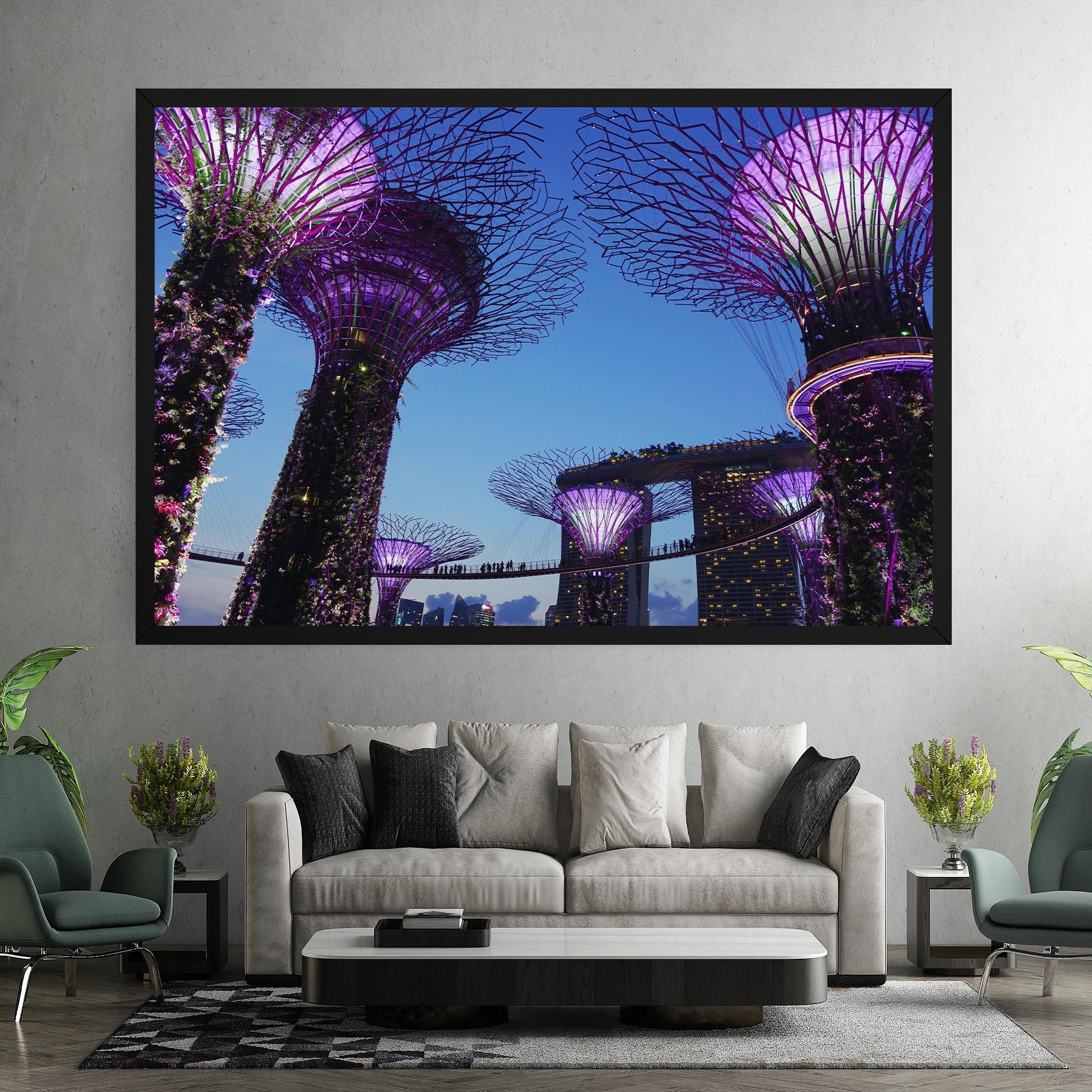 Tablou Canvas Gardens By The Bay mockup 7