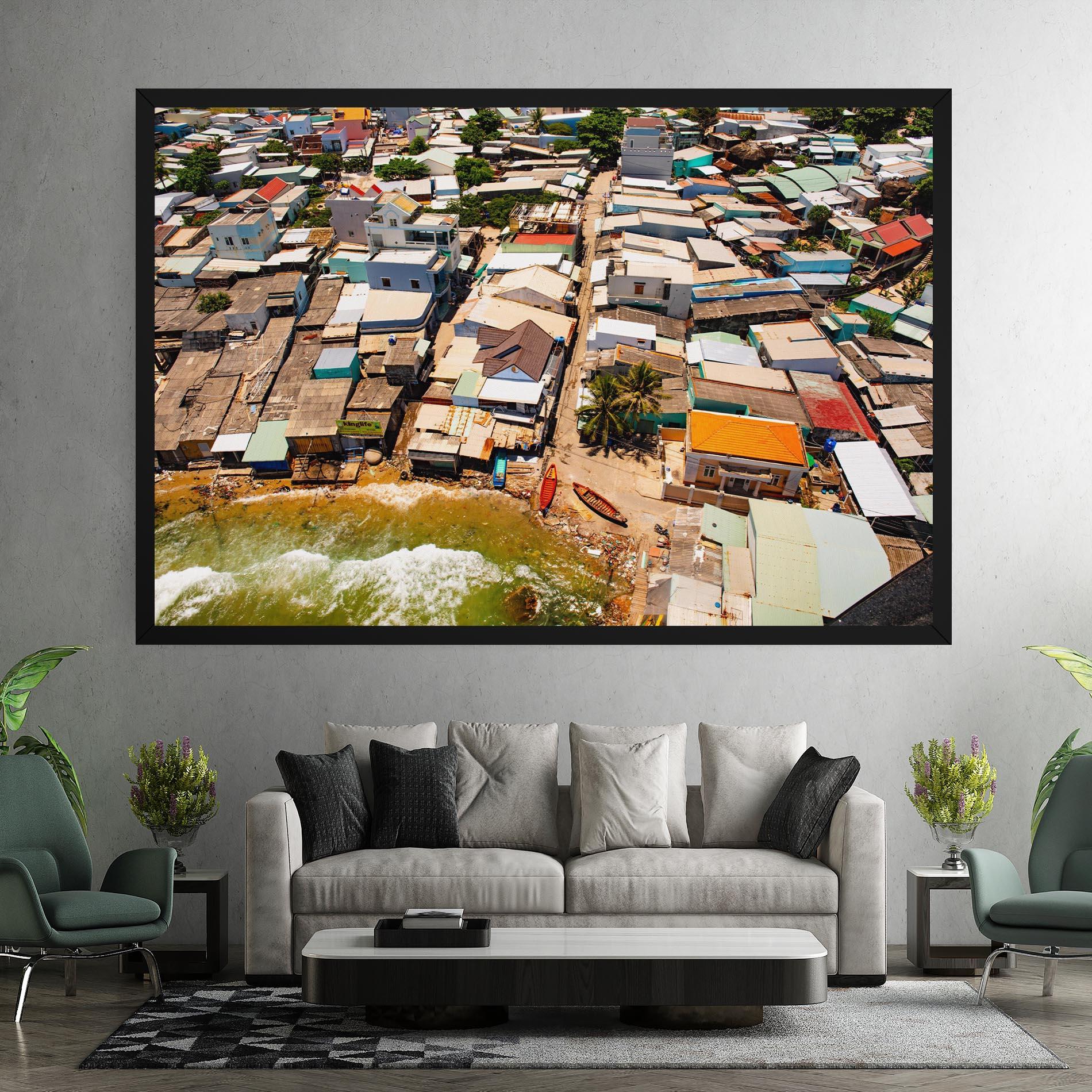 Tablou Canvas Vietnam Slums mockup 7