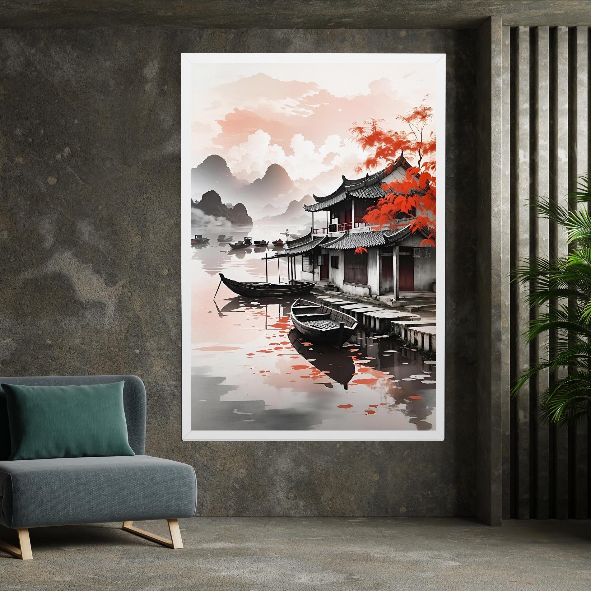 Tablou Canvas Architecture Reflections mockup 7