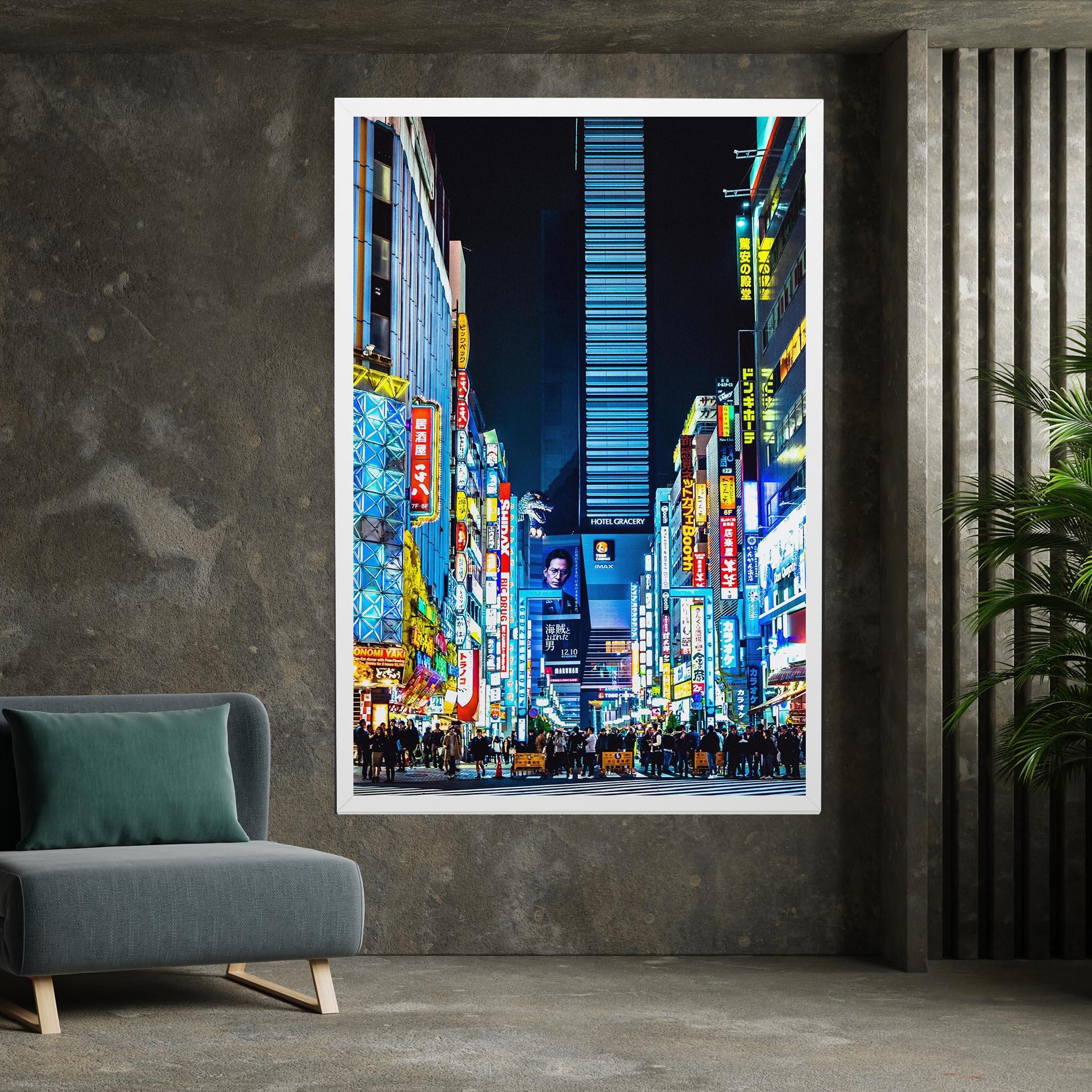 Tablou Canvas Colorful City Lights mockup 7