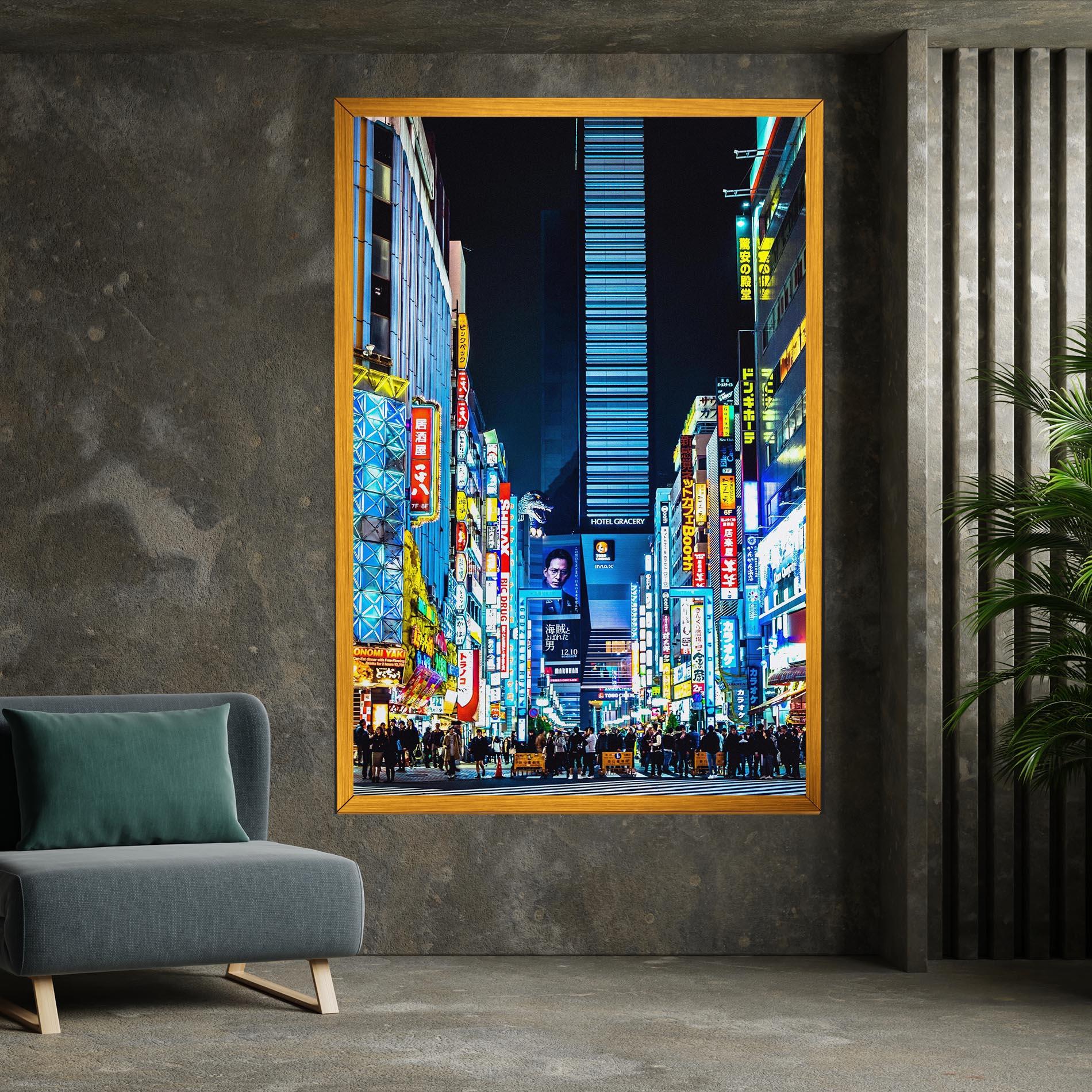 Tablou Canvas Colorful City Lights mockup 7