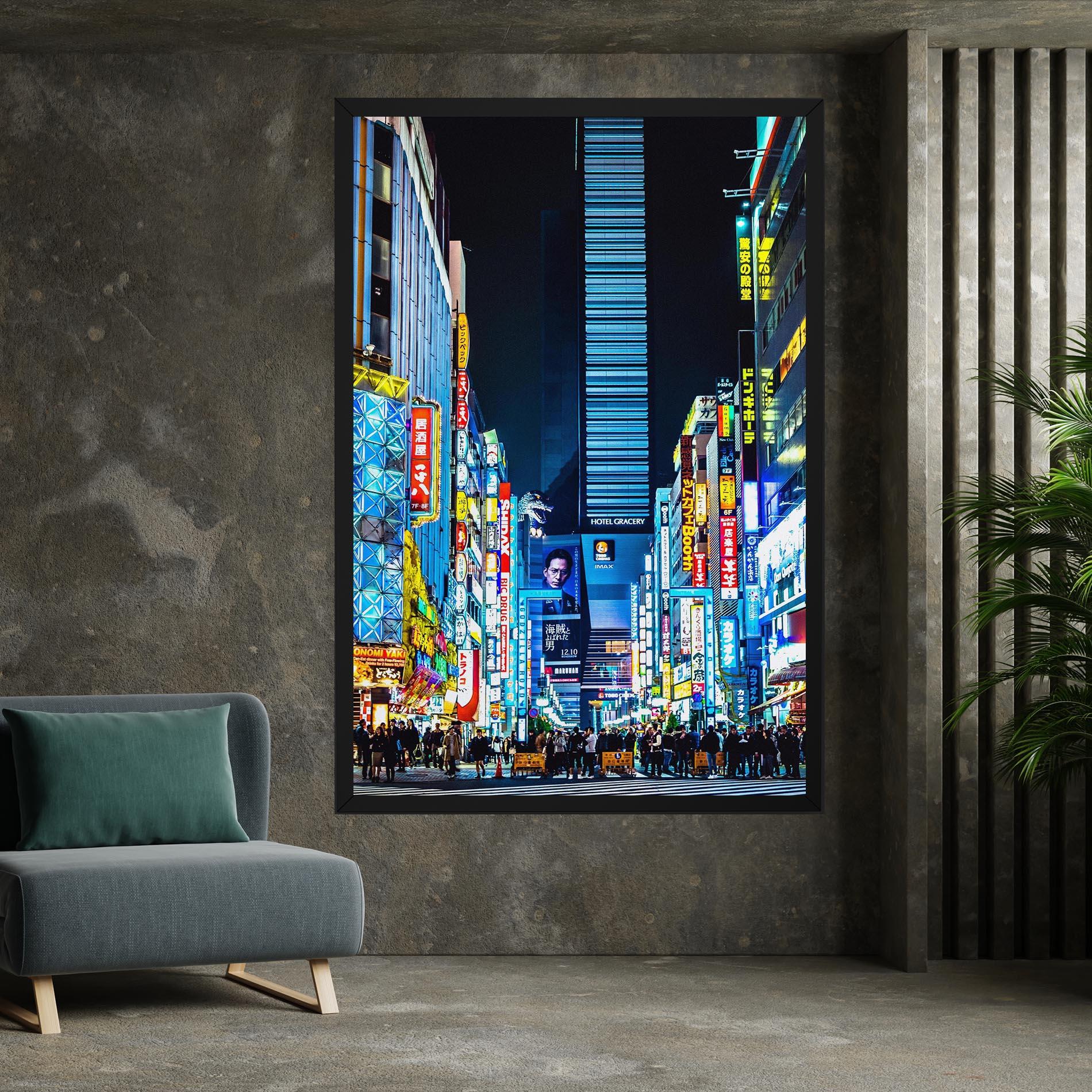 Tablou Canvas Colorful City Lights mockup 7