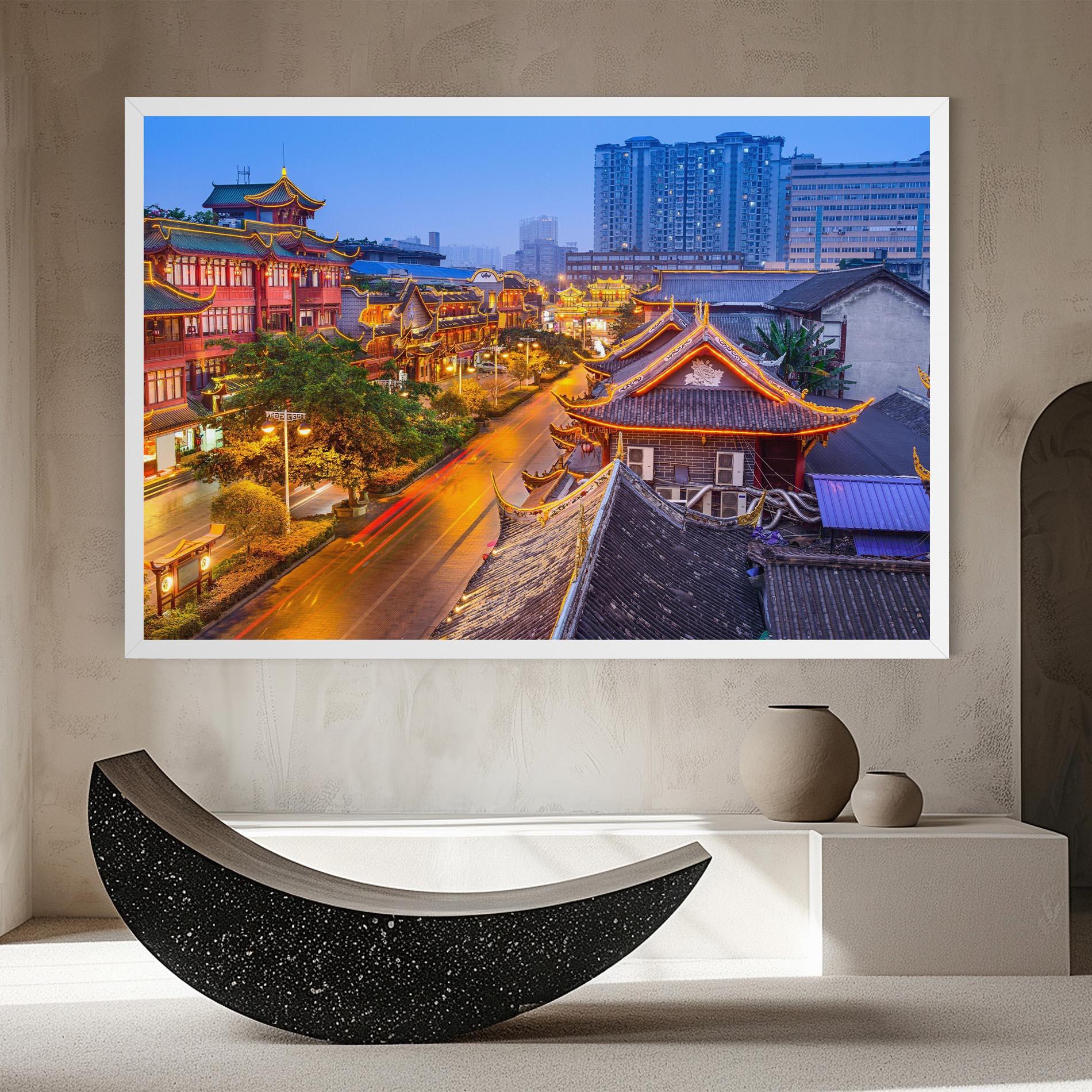 Tablou Canvas Chengdu China mockup 8