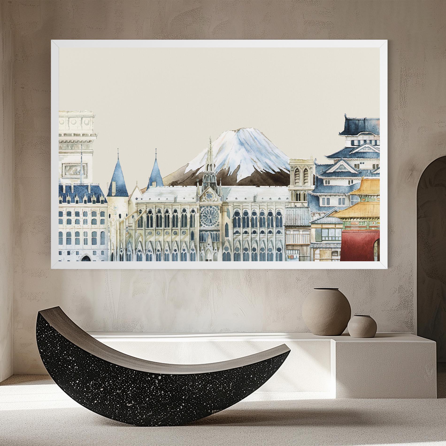 Tablou Canvas City Mix mockup 8