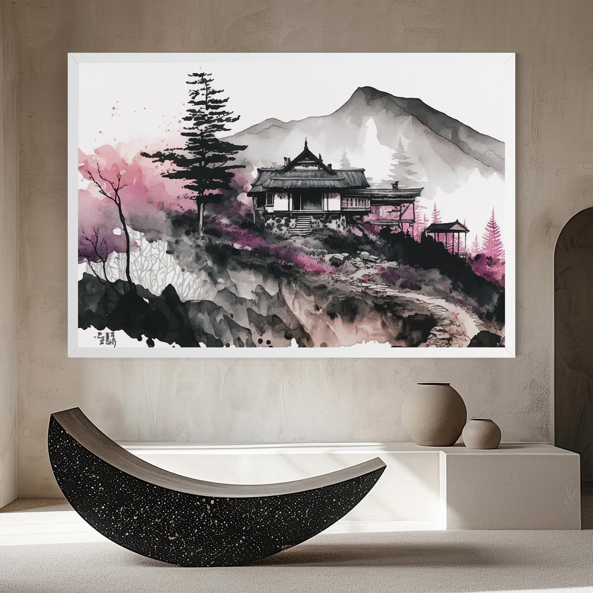 Tablou Canvas Japanese Temple Art mockup 8