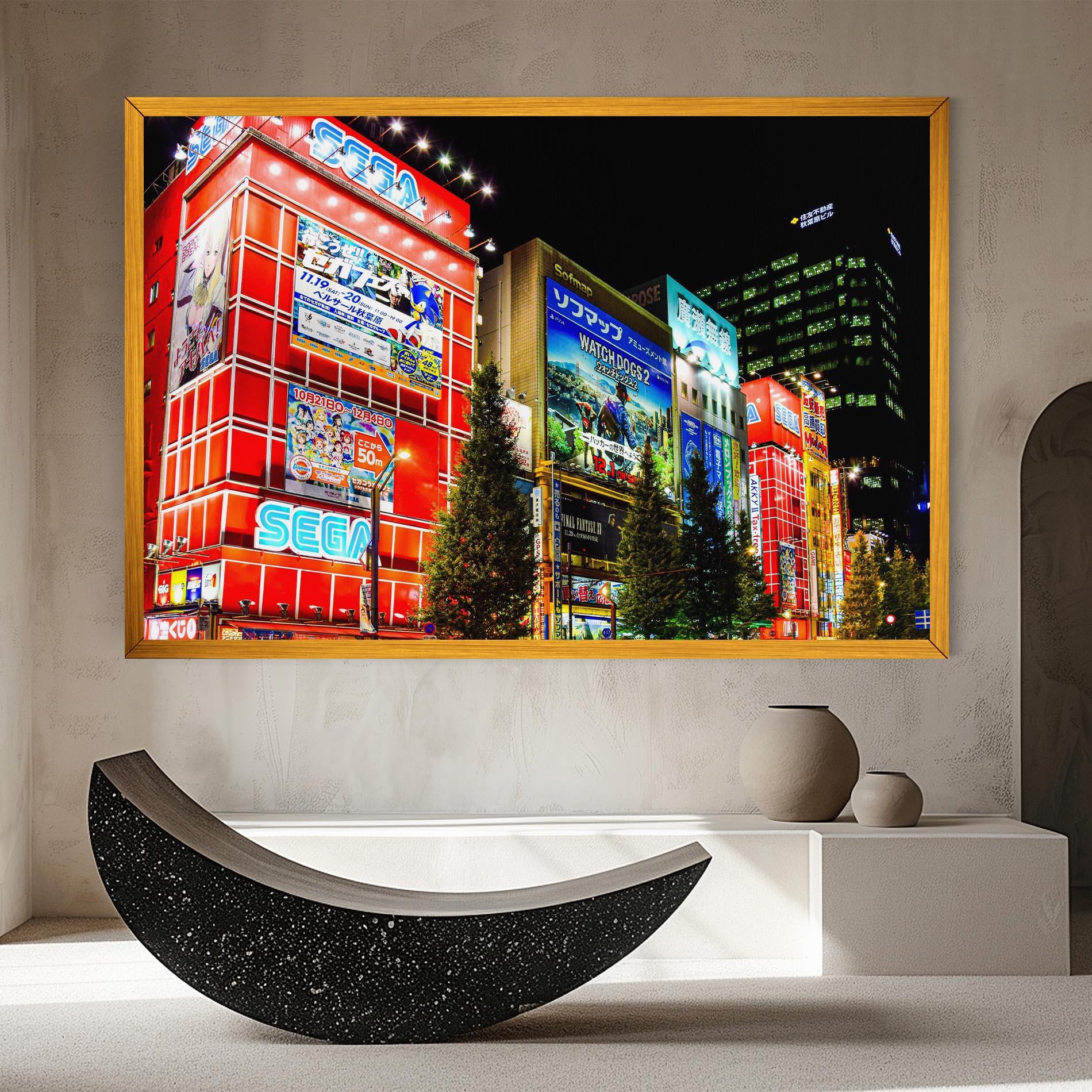 Tablou Canvas Akihabara Night mockup 8
