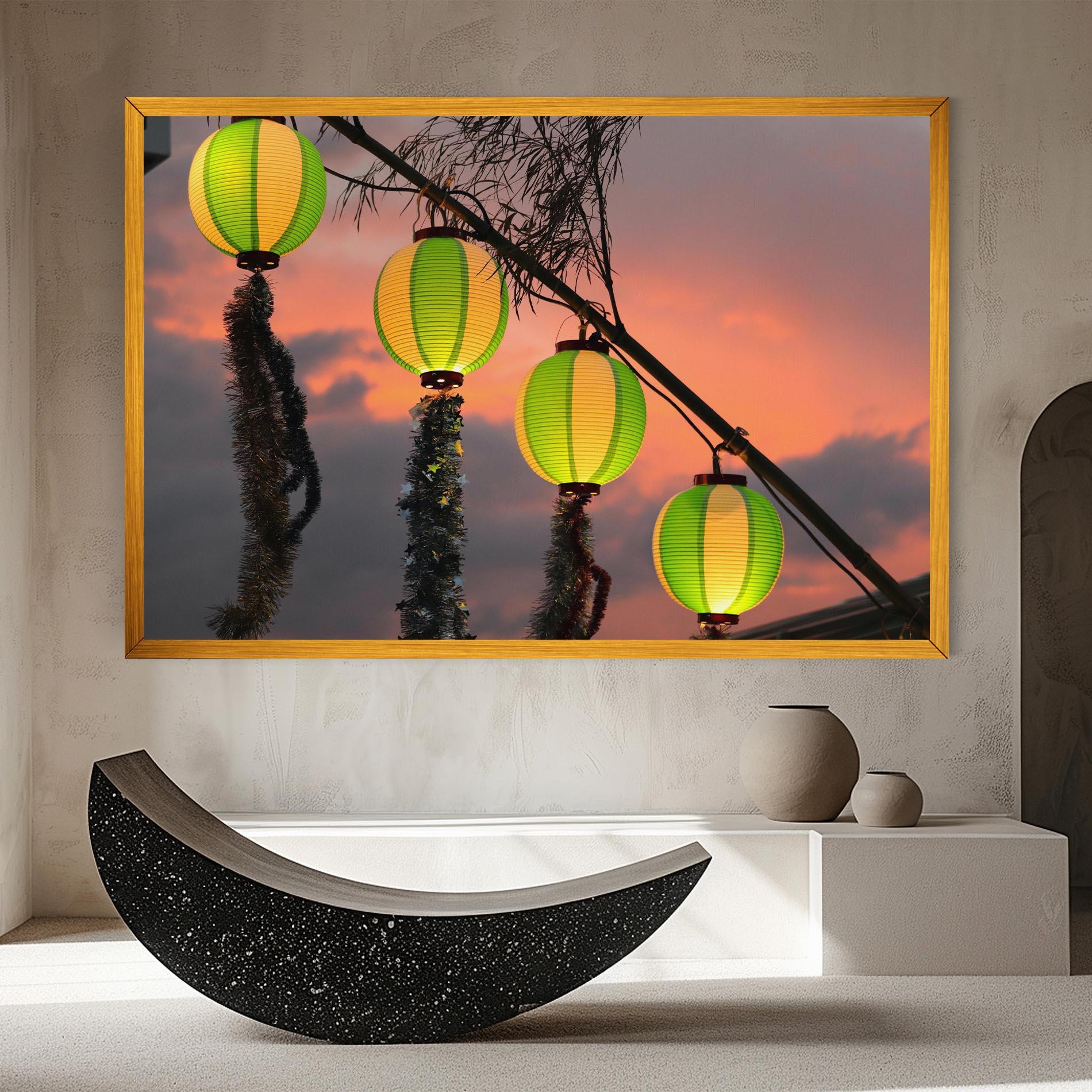 Tablou Canvas Green Lights mockup 8