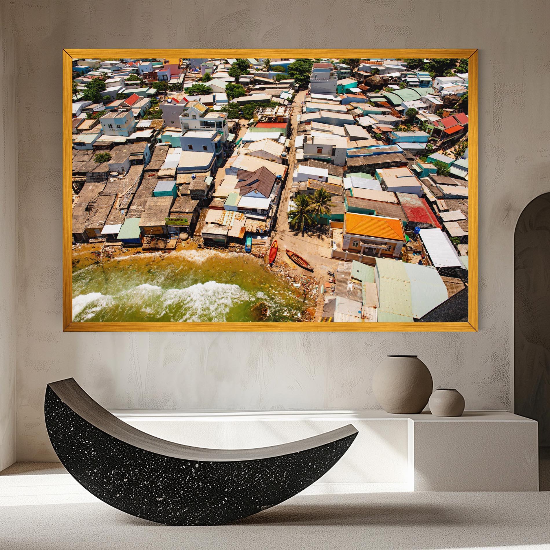 Tablou Canvas Vietnam Slums mockup 8