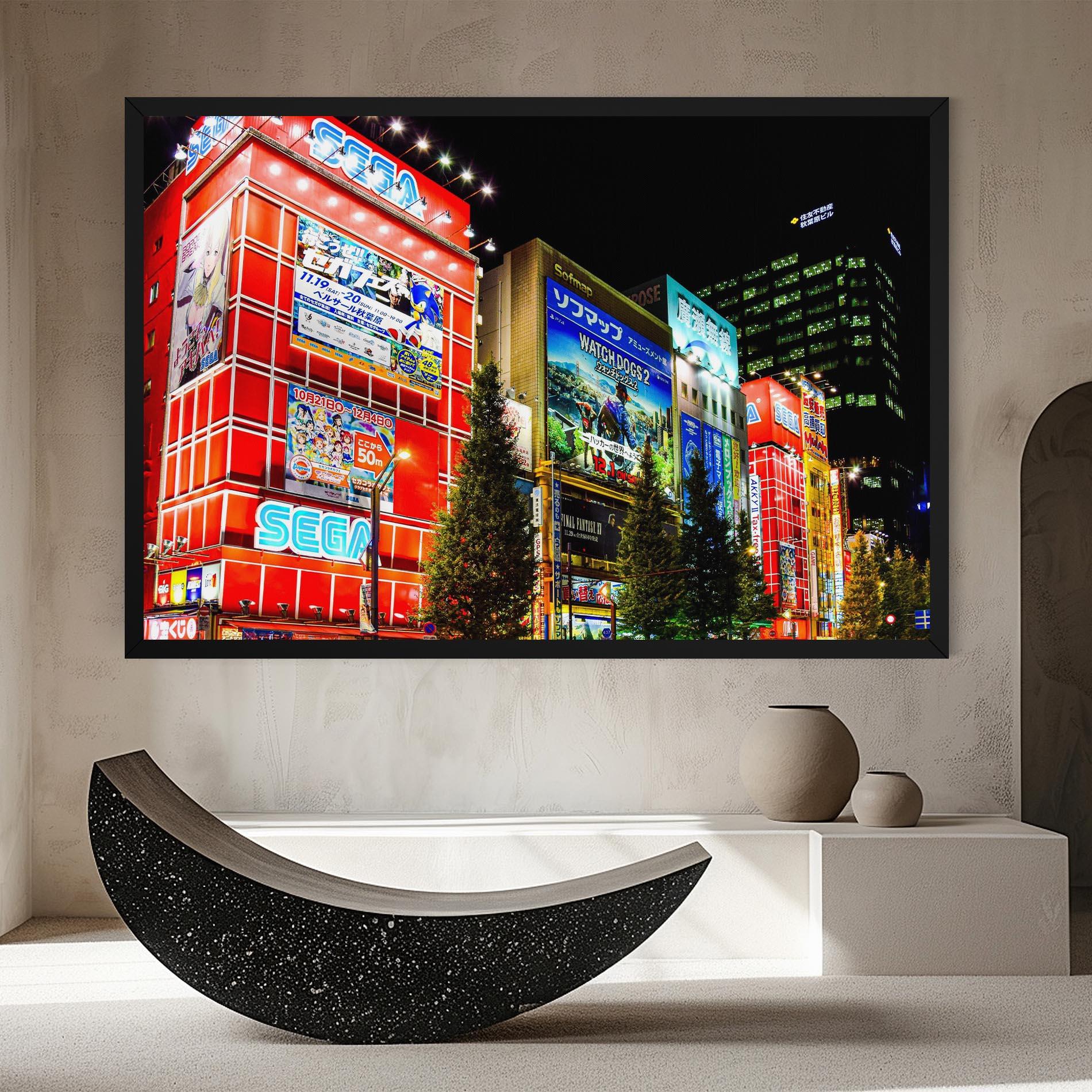Tablou Canvas Akihabara Night mockup 8
