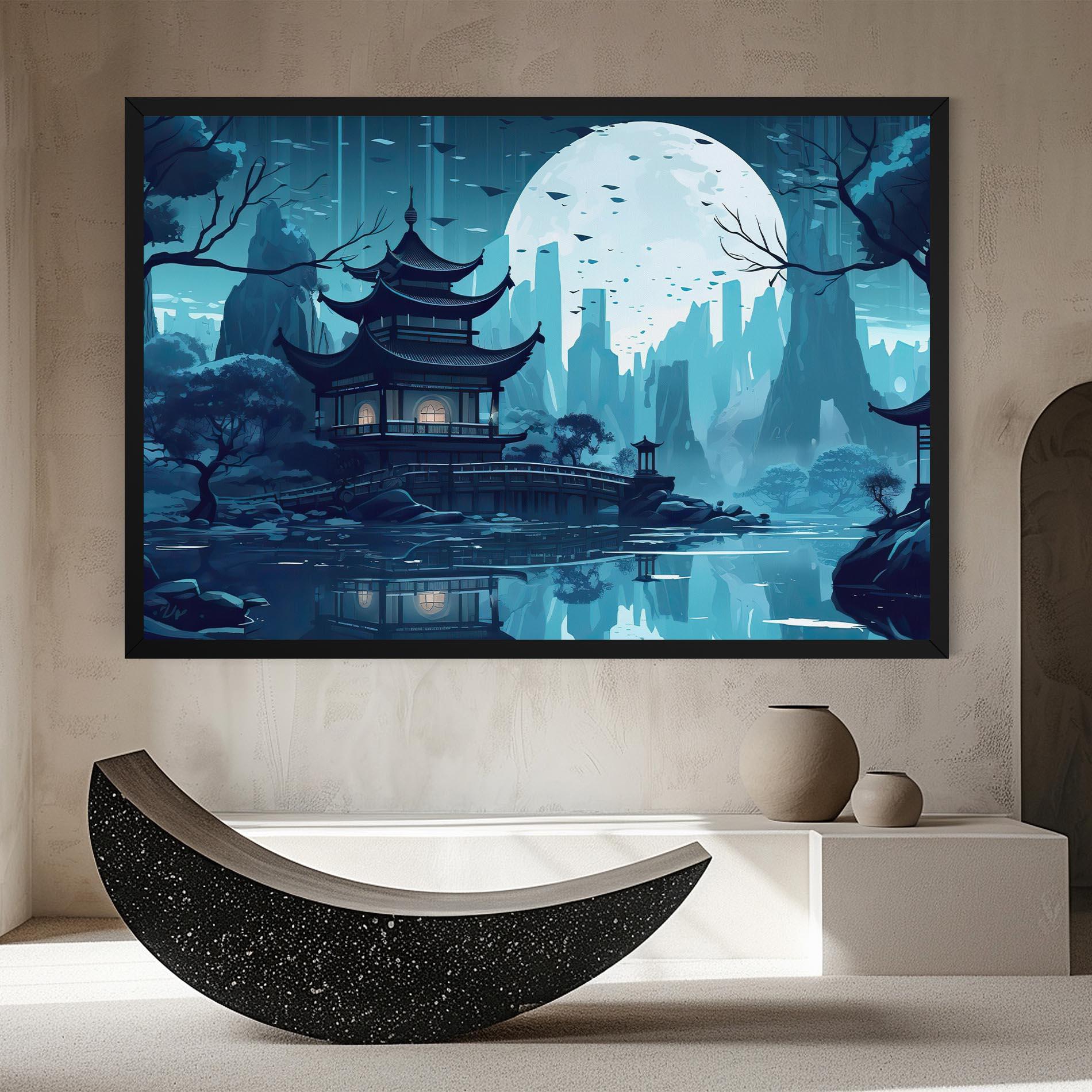 Tablou Canvas Chinese Cartoon mockup 8