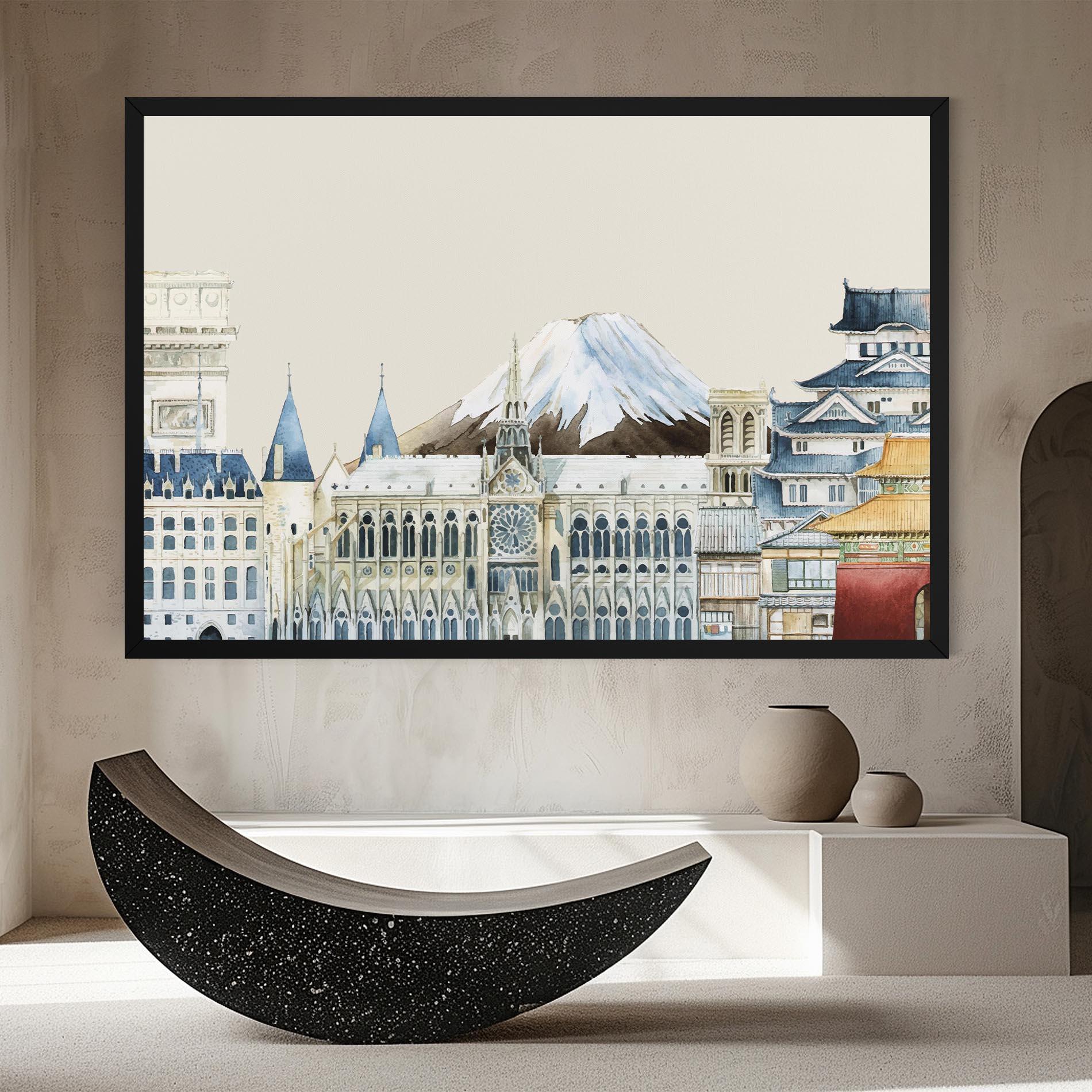 Tablou Canvas City Mix mockup 8